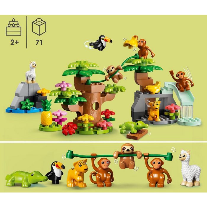 LEGO® Konstruktionsspielsteine Wilde Tiere Südamerikas (10973) LEGO® DUPLO (71 St) AH10665