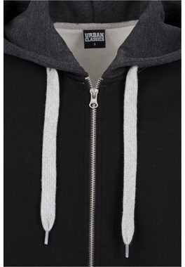 URBAN CLASSICS Sweatjacke Urban Classics Herren 3- Tone Sweat Zip Hoody (1-tlg)