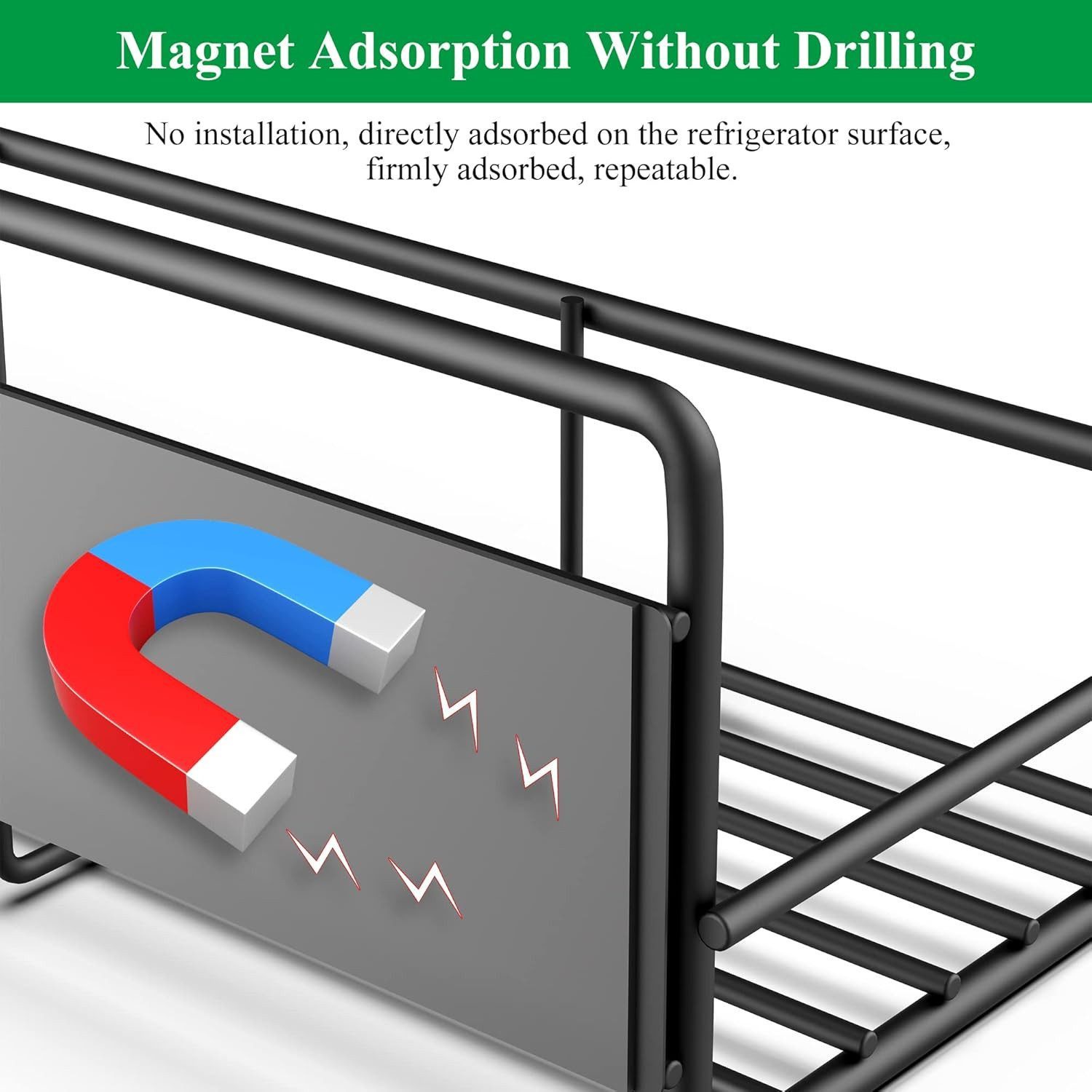 Forrlite Gewürzregal Gewürzregal Küchenregal Ablageregal Kühlschrankregal, günstig online kaufen