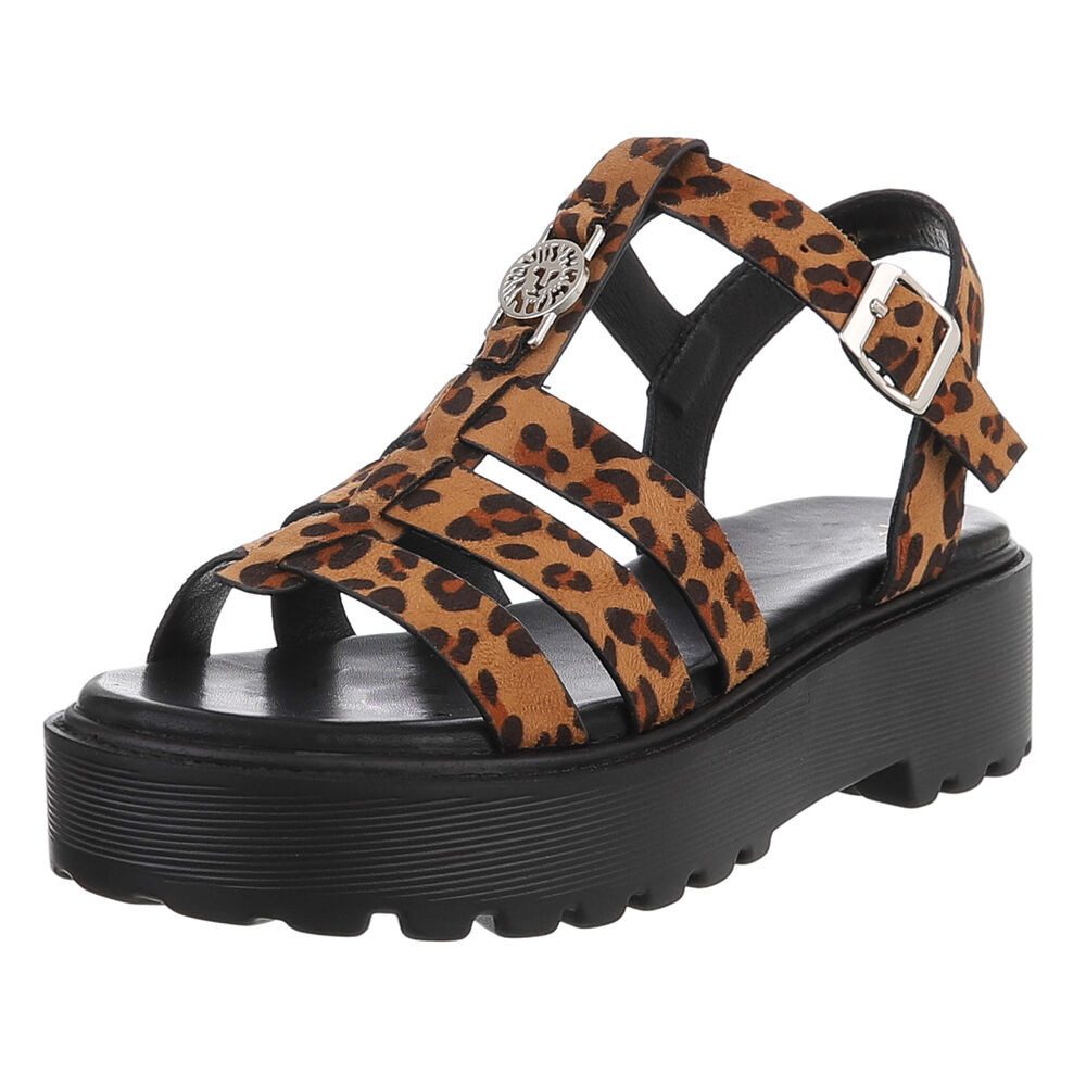 Ital-Design Moderne Sandalen für lässige Sommeranlässe Plateausandaletten ( günstig online kaufen