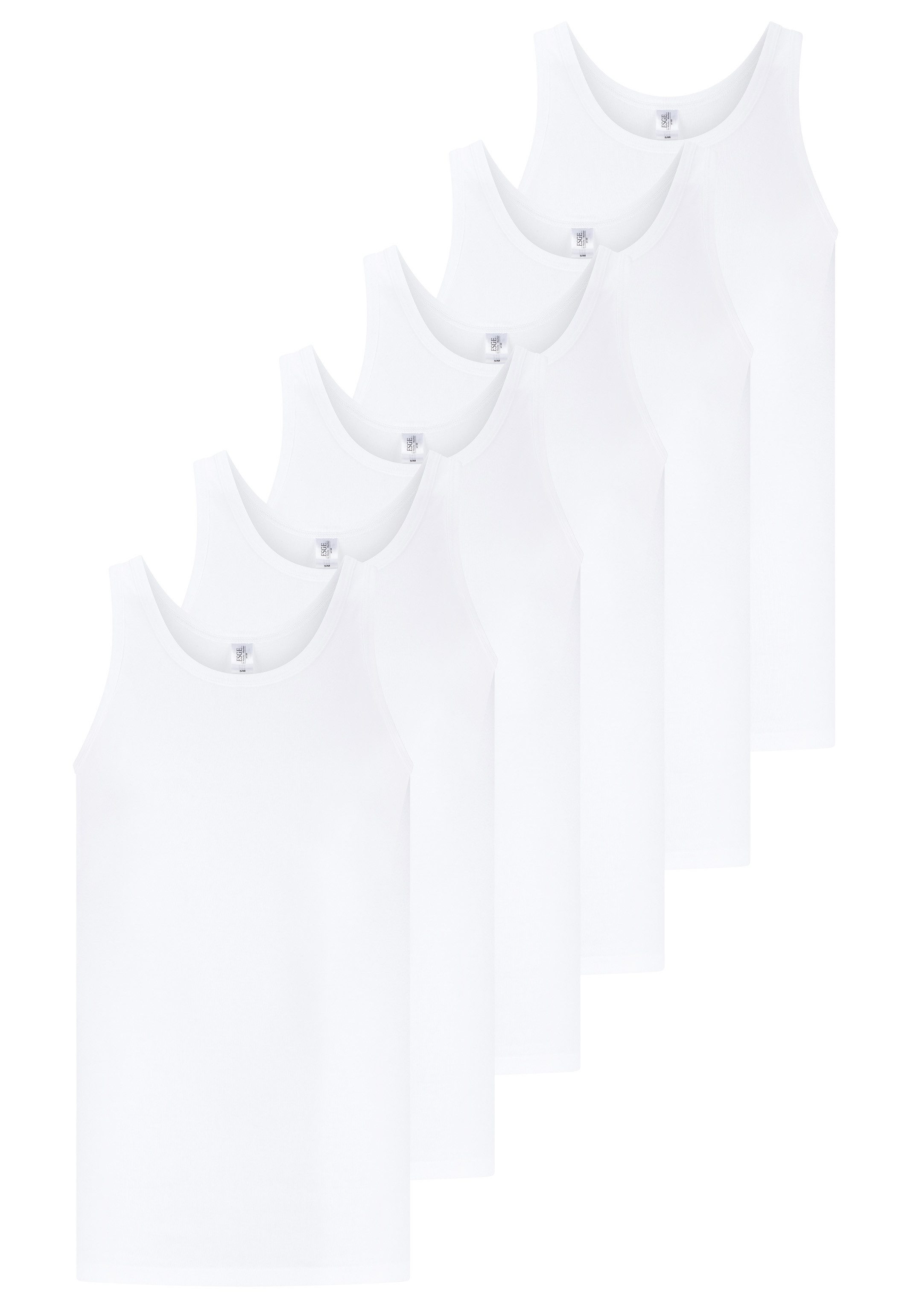 ESGE - Die Wäsche-Macher Unterhemd 6er Pack - Feinripp (Spar-Set, 6-St) Unt günstig online kaufen
