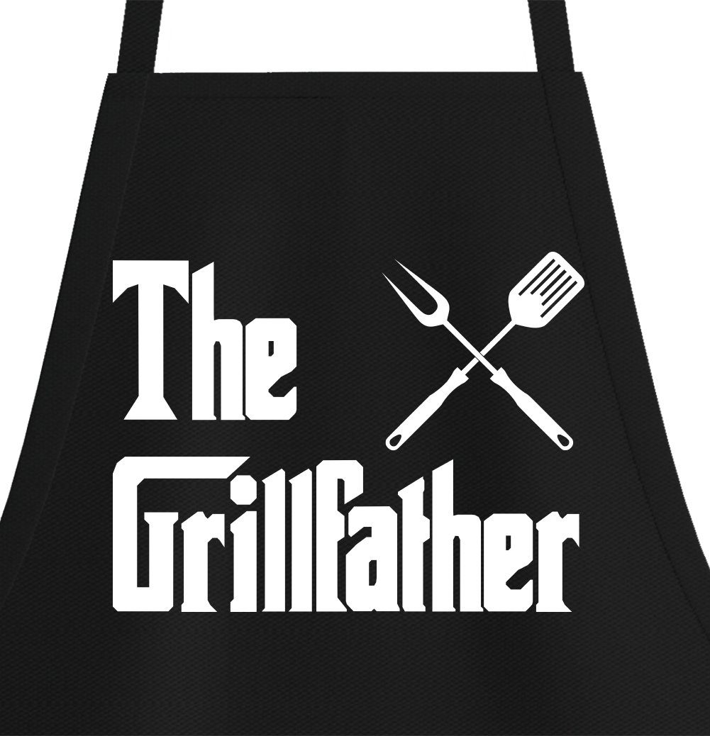 Grillschürze The Grillfather Schürze Grillschürze für Männer mit lustigem Spruch
