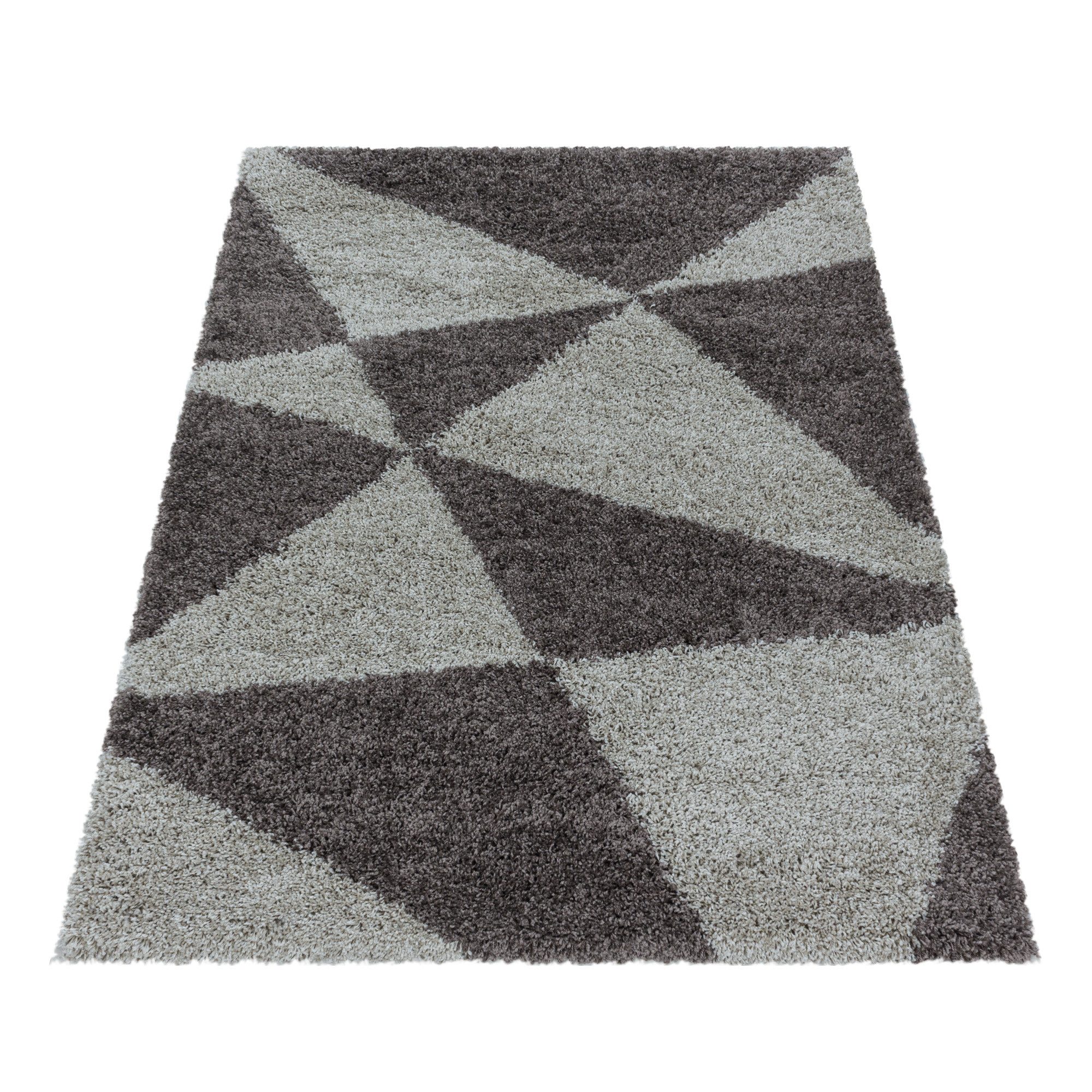 Carpettex Hochflor-Teppich Geometrisch Design, Rechteckig, Höhe: günstig online kaufen
