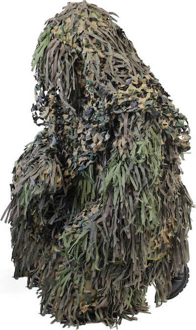 normani Monster-Kostüm »Tarnanzug 3-teilig Ghillie Suit Jackal«, Scharfschützen Tarnkleidung Jagdbekleidung Scharfschützenanzug Camouflage-Anzug Militäruniform