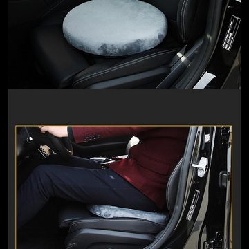 yozhiqu Stuhlkissen 360-Grad drehbare Sitzkissen, verschiebbares Sitzkissen-Transferbrett, Autositz für bequemes Ein- und Aussteigen - 360-Grad drehbares Kissen