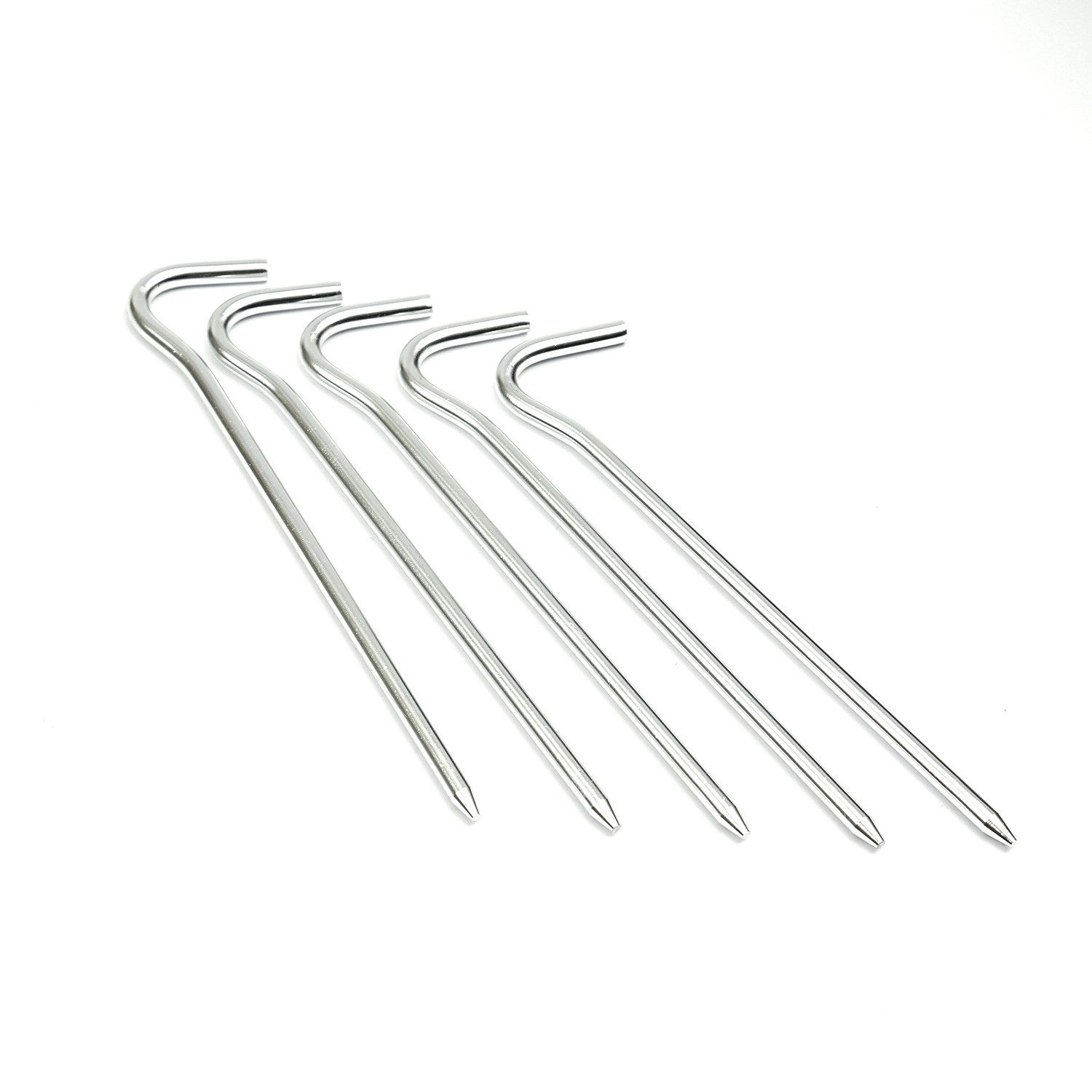 YOUCAMP Zelthering Heringe TRACK PRO 5er Set- Alu 18 x 0,4cm Leichtgewicht-Zeltnagel, (5-St)