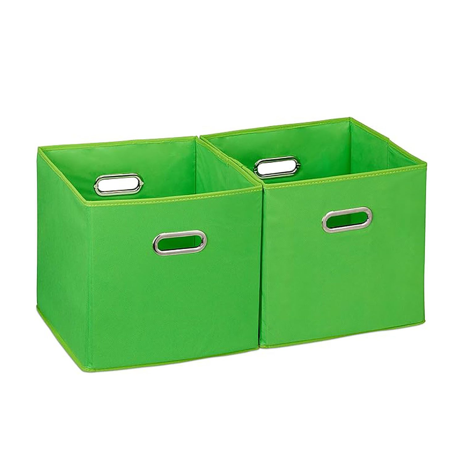 HAUSS SPLOE Aufbewahrungsbox Aufbewahrungstasche ohne Deckel Aufbewahrungskiste Aufbewahrungsbox (Spielzeugkorb mit Griffe Wickeltisch Organizer 30x30x30 cm aus Stoff, 2 St., Aufbewahrungsboxen Spielzeugkiste Kleideraufbewahrung Ablagekörbe), für Schubladen Bücher Kleidung Spielzeug Kosmetik Bad Schreibwaren usw