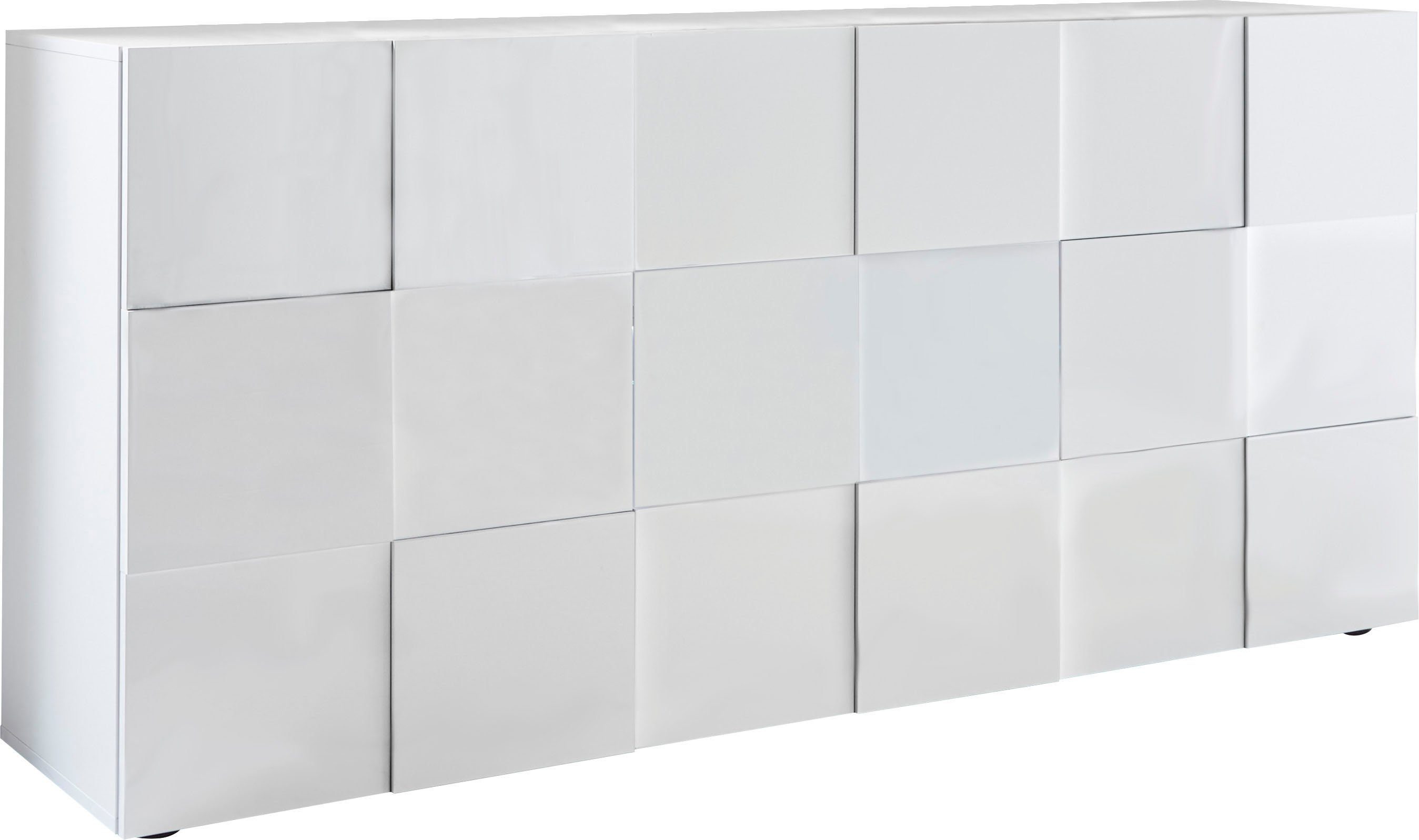 INOSIGN Sideboard "Dama Breite 181, Kommode 3 Türen, Anrichte", Front in 3D günstig online kaufen