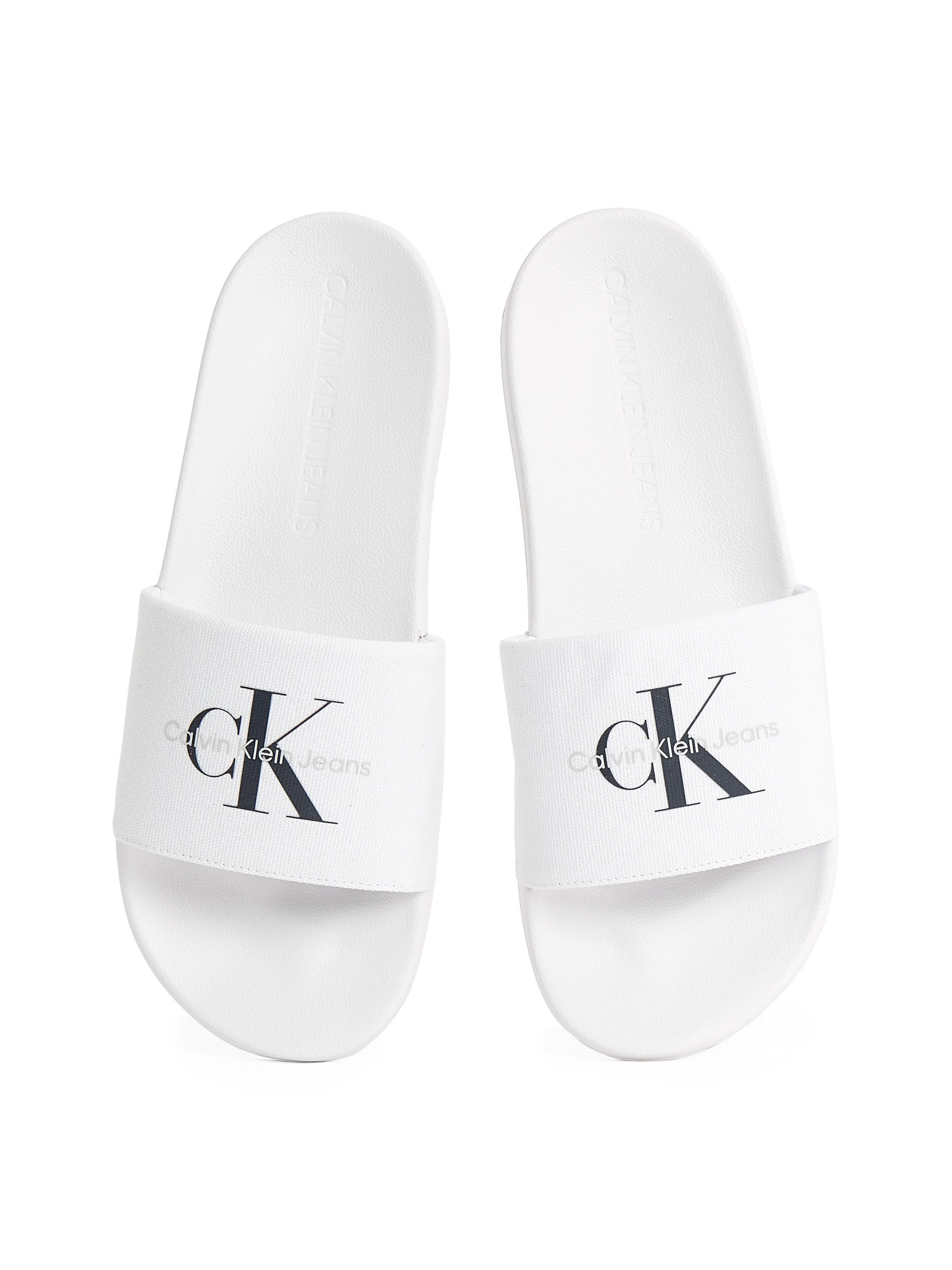 Calvin Klein Jeans SLIDE MONOGRAM Badepantolette, günstig online kaufen