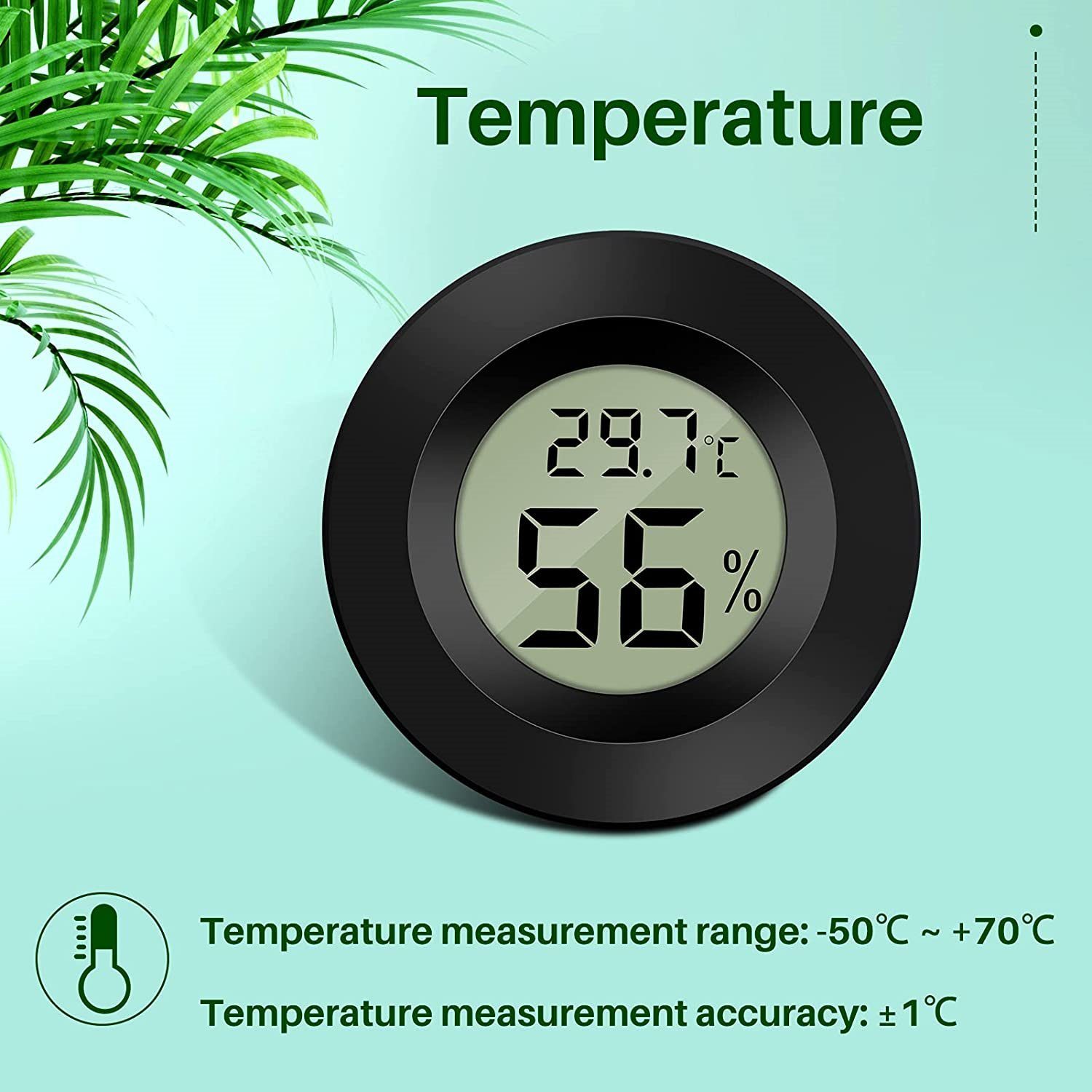 Olotos Hygrometer Digitales Thermo-Hygrometer Thermometer Temperatur Messge günstig online kaufen