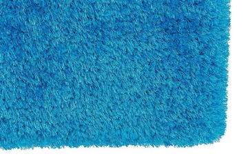 Teppich Teppich in türkis aus 100% Polyester - 150x80x4cm (LxBxH), möbelando, rechteckig, 80 x 17 x 4 x 150 cm (B/D/H/L)