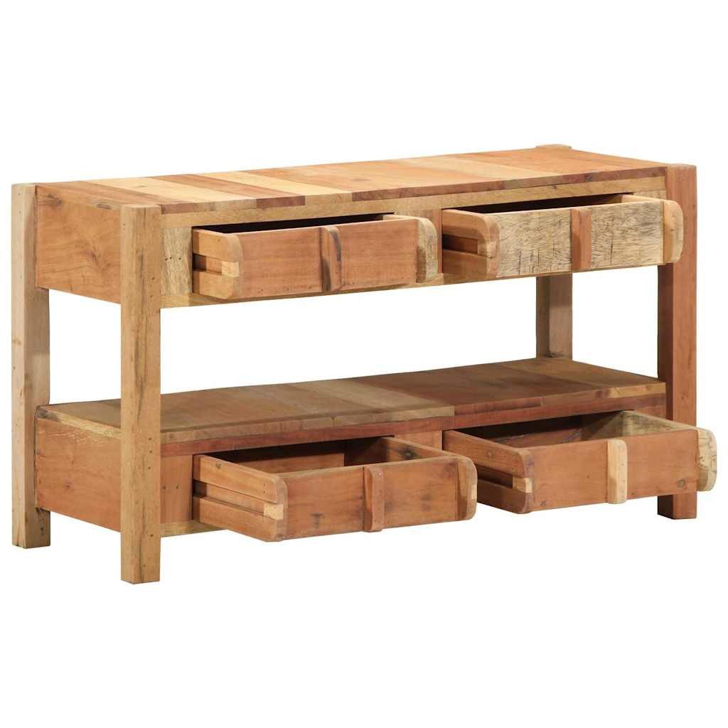 vidaXL TV-Schrank TV-Schränk Braun 83 x 33 x 46 cm Massives upgecyceltes Holz (1-St)