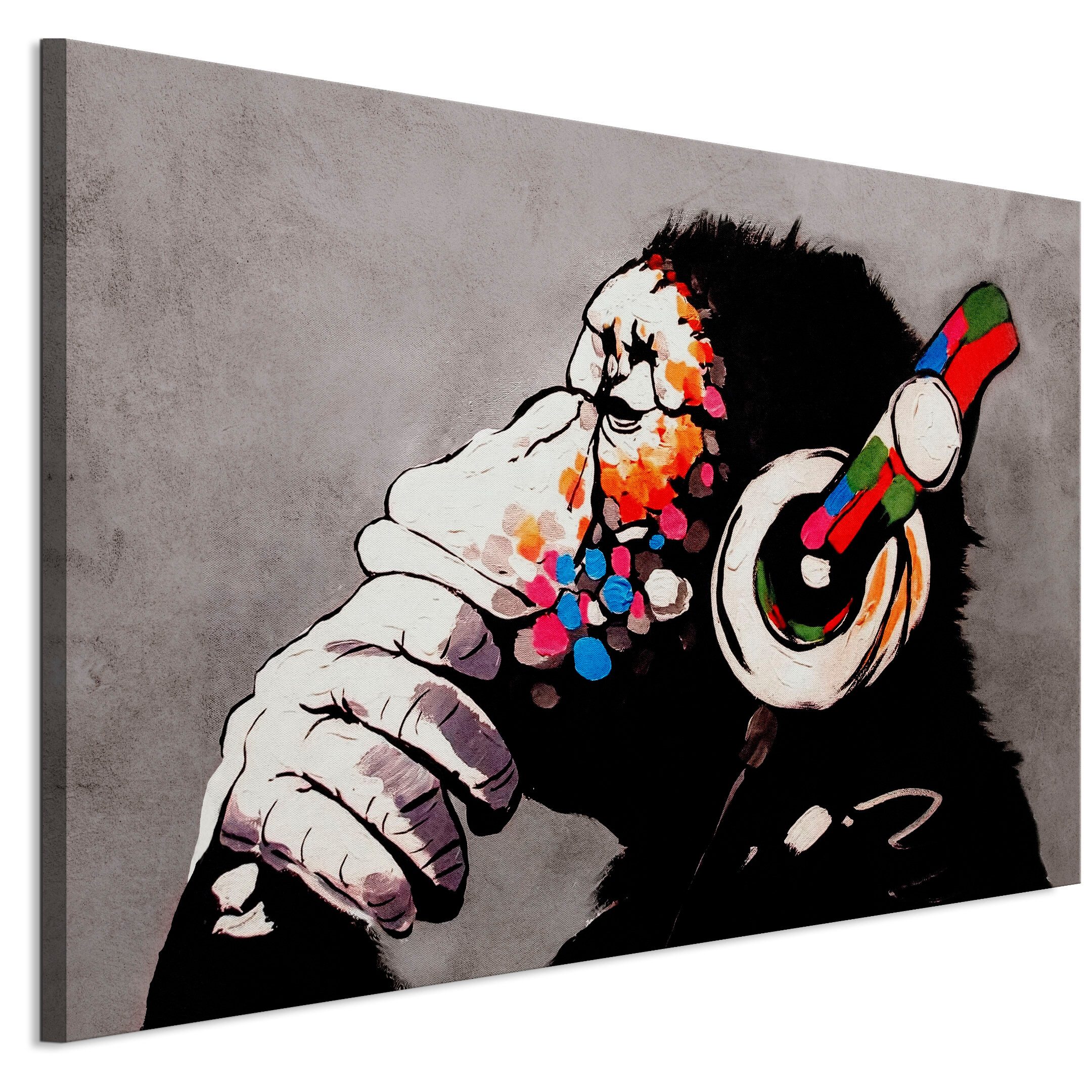 LUMASOUL Leinwandbild Natur Motiv - Wandbilder Holzrahmen - Bilder 90x60 cm günstig online kaufen