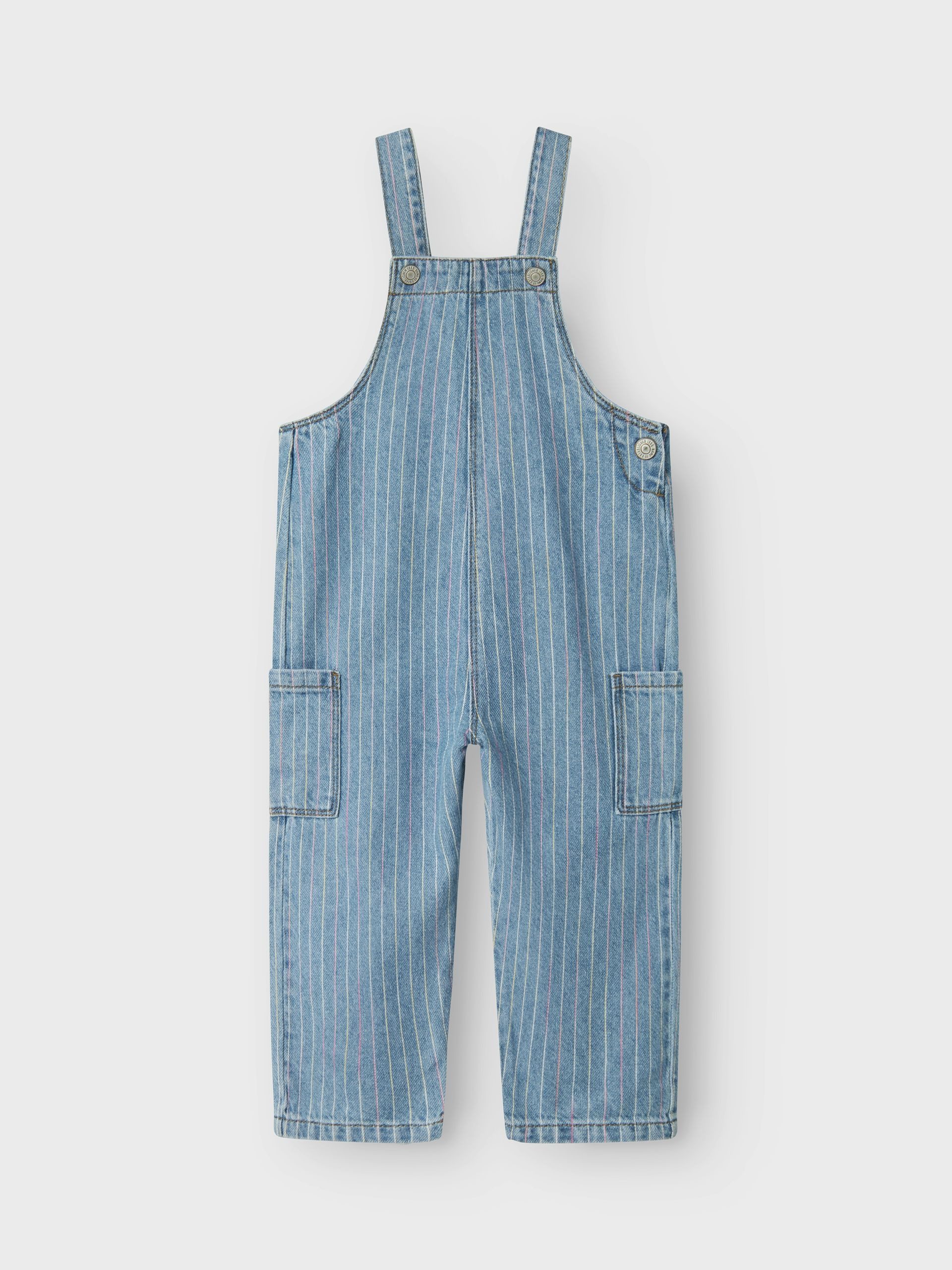 Name It Latzjeans NMFMACIE STRIPE DNM OVERALL 4008-NM D