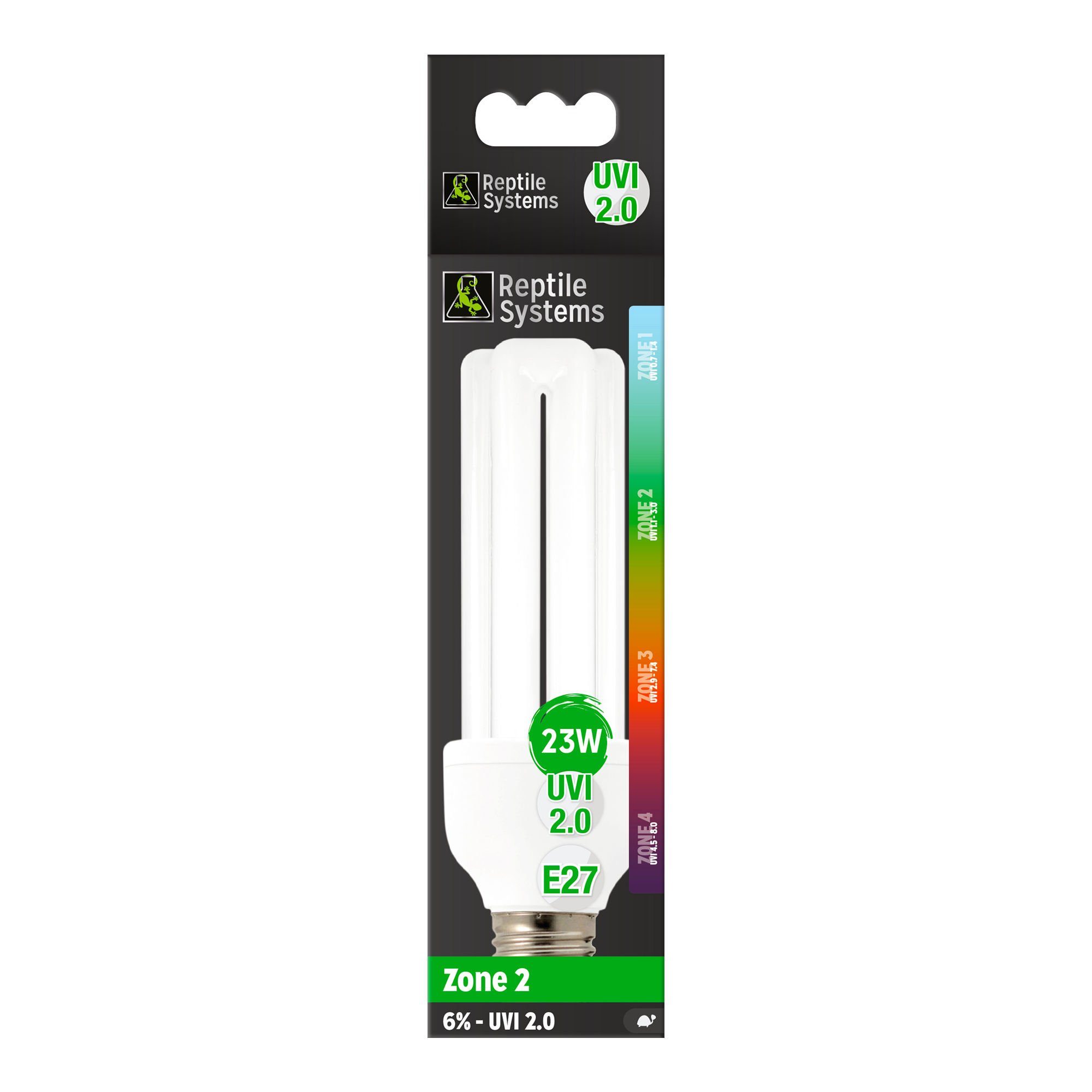Reptile Systems Terrarienleuchte Reptile Lamp Pro, E27 Kompaktlampe, 6% UVB, 23W