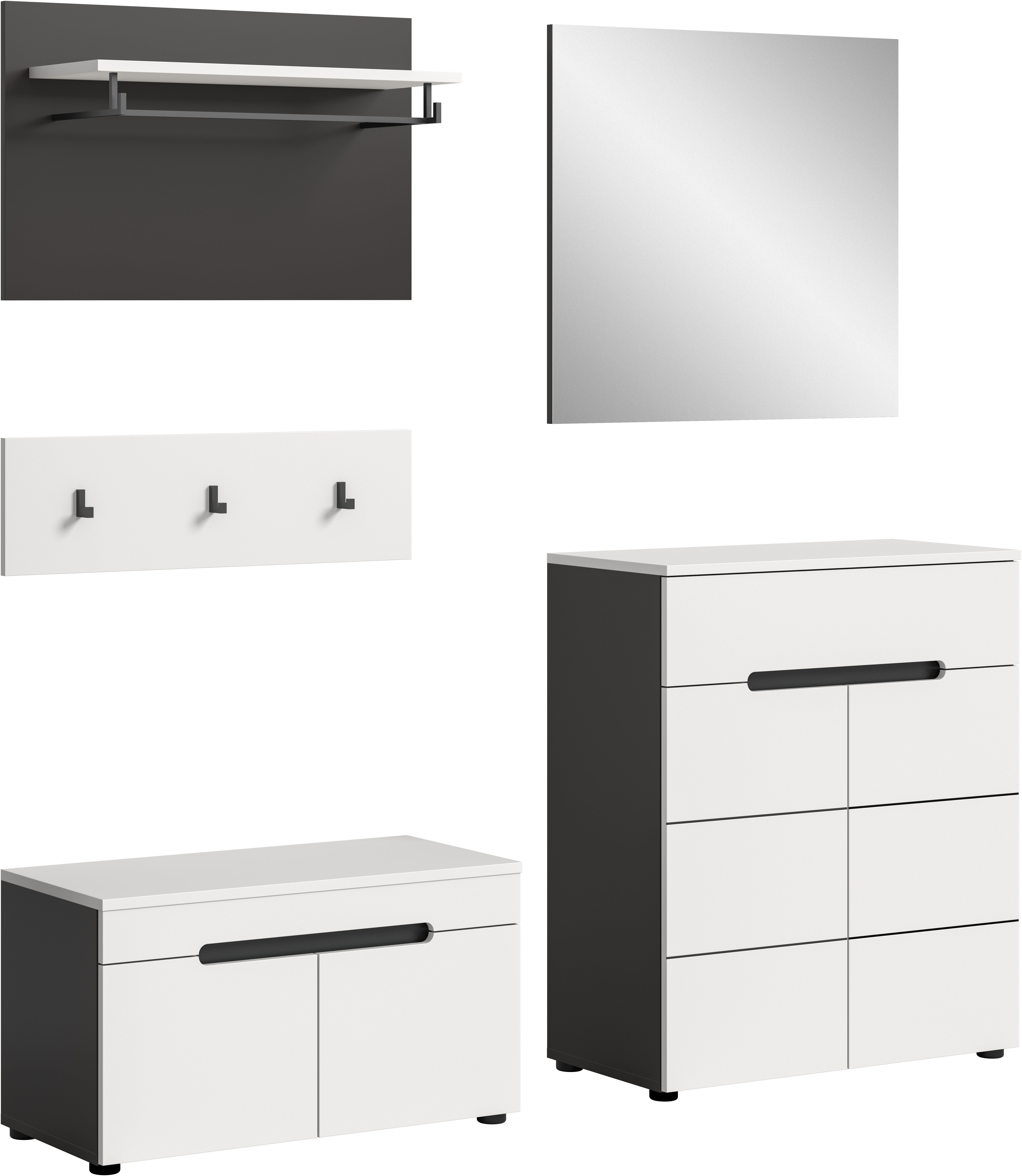 INOSIGN Garderoben-Set REHAT, TOPSELLER!, 5-teilig, Breite günstig online kaufen