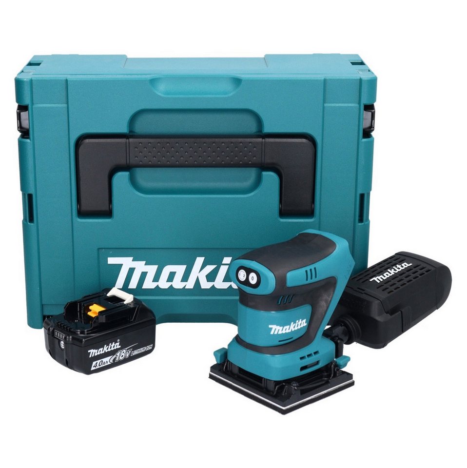 Thumbnail - Makita Exzenterschleifer DBO 480 M1J Akku Schwingschleifer 18 V 112 x 102 mm + 1x Akku 4,0 Ah