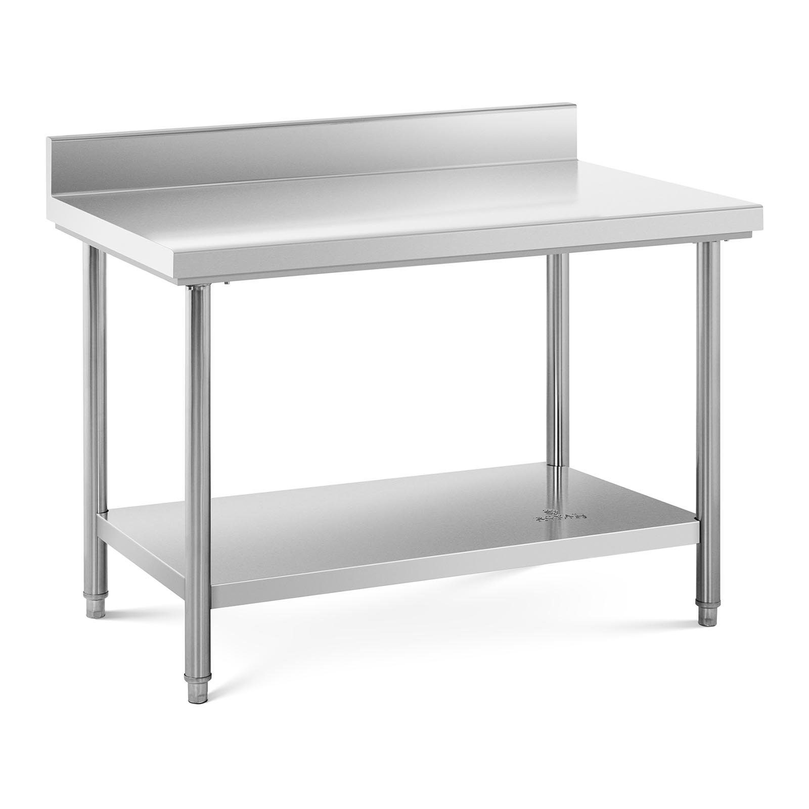 Edelstahltisch Catering Royal 120 Arbeitstisch 70 cm Edelstahl x Zerlegetisch Arbeitstisch