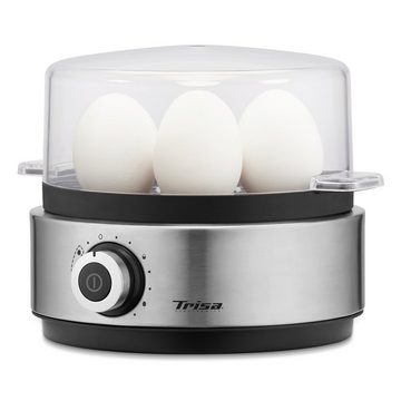 Trisa Eierkocher Trisa Vario Eggs Eierkocher Edelstahl, Schwarz, 400 W