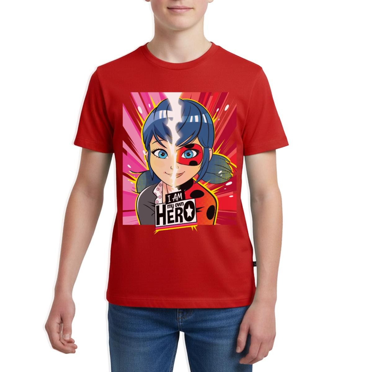 Spreadshirt T-Shirt Miraculous I Am My Own Hero Ladybug Marinette Teenager Premium T-Shirt (1-tlg)