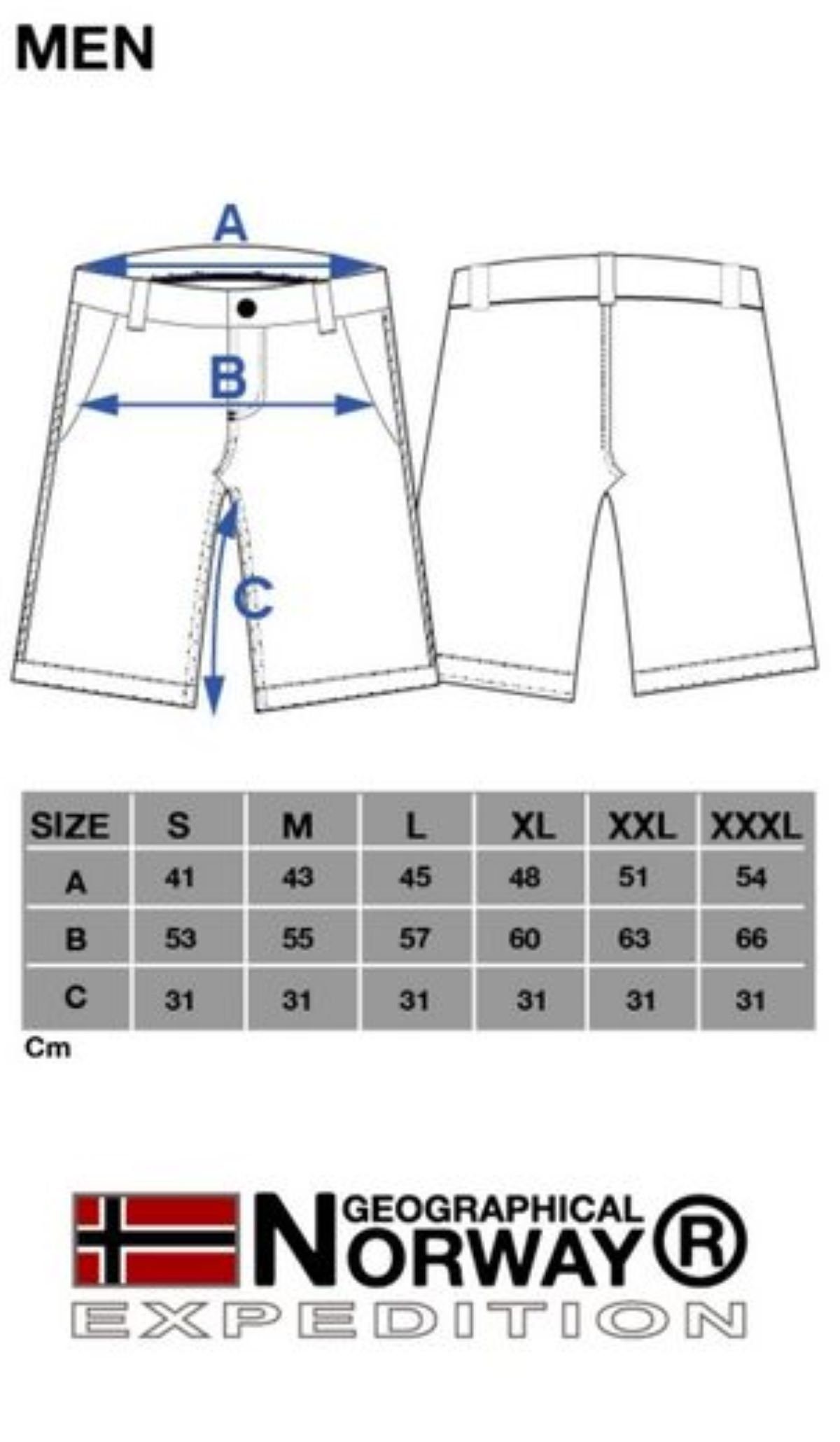 Geographical Norway Cargoshorts kurze Hose aus Baumwolle, Sommer-Bermuda (1-tlg) Herrenshorts mit Gürtel Größe S bis 5XL