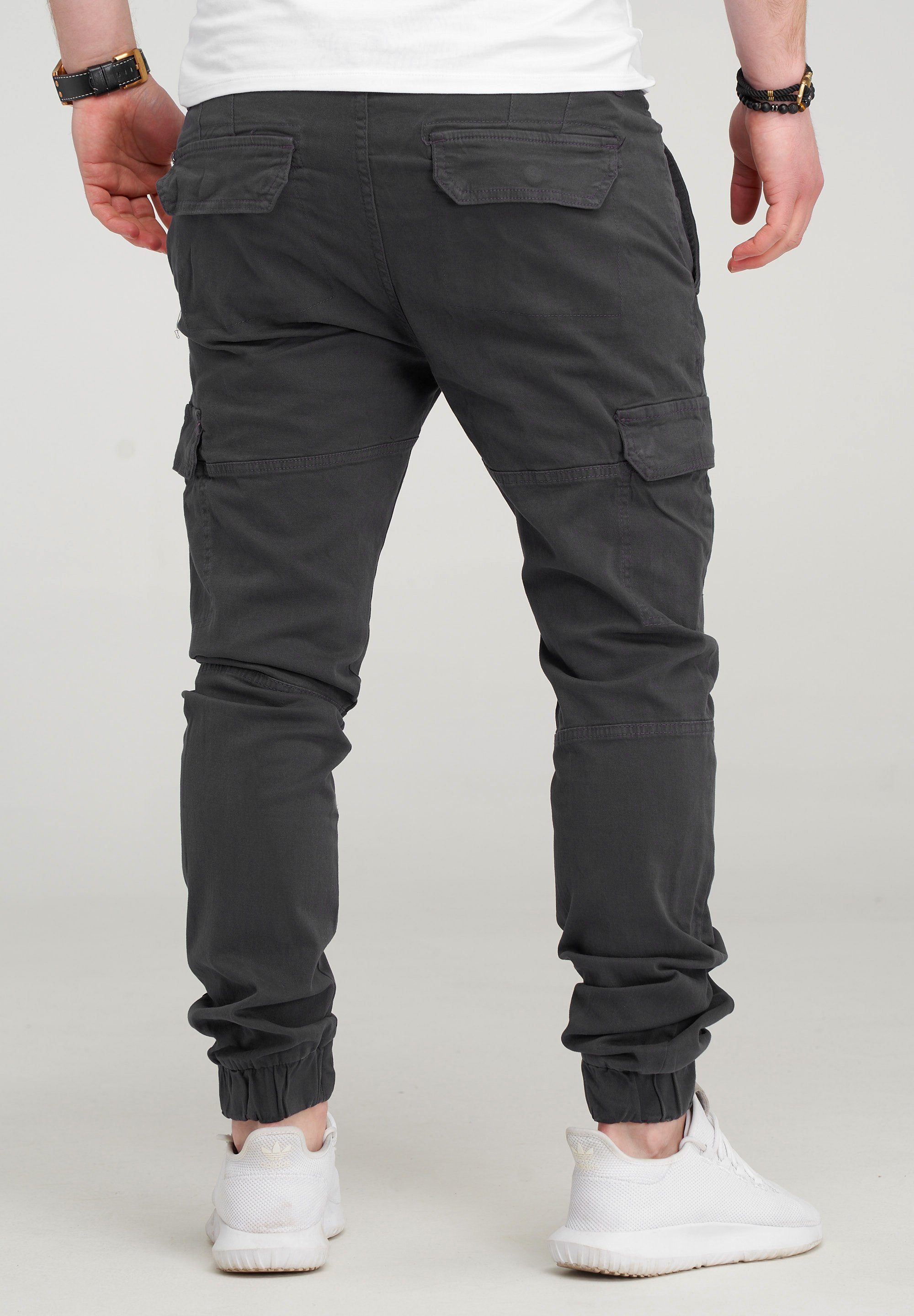 behype Cargohose BHMattheo2 im Jogging-Design