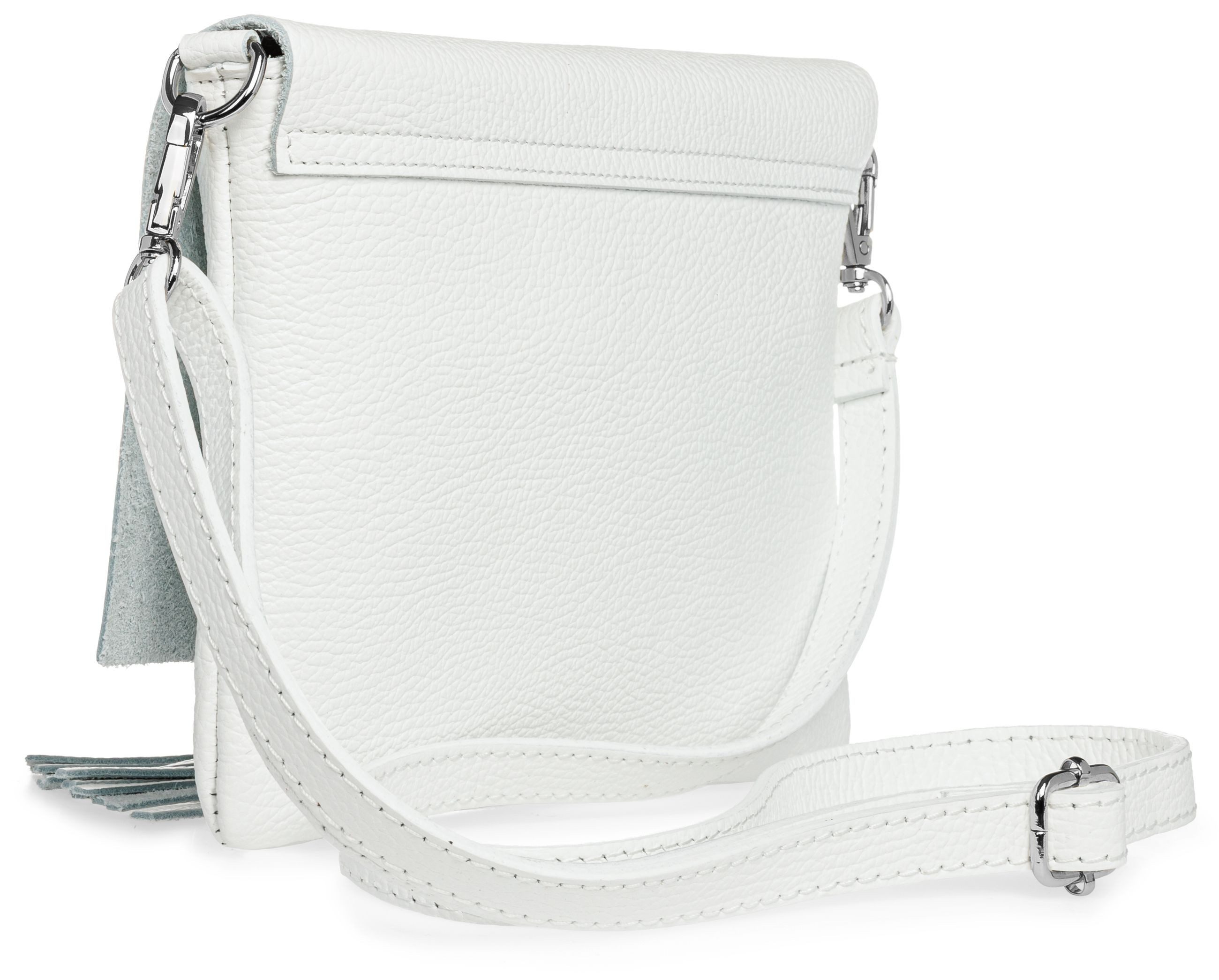Caspar Clutch Abendtasche Damen Leder Handtasche - CLASSIC LINE - Modell No.830, leicht, elegant & unempfindlich - 100% Echtleder - Handmade in Italy