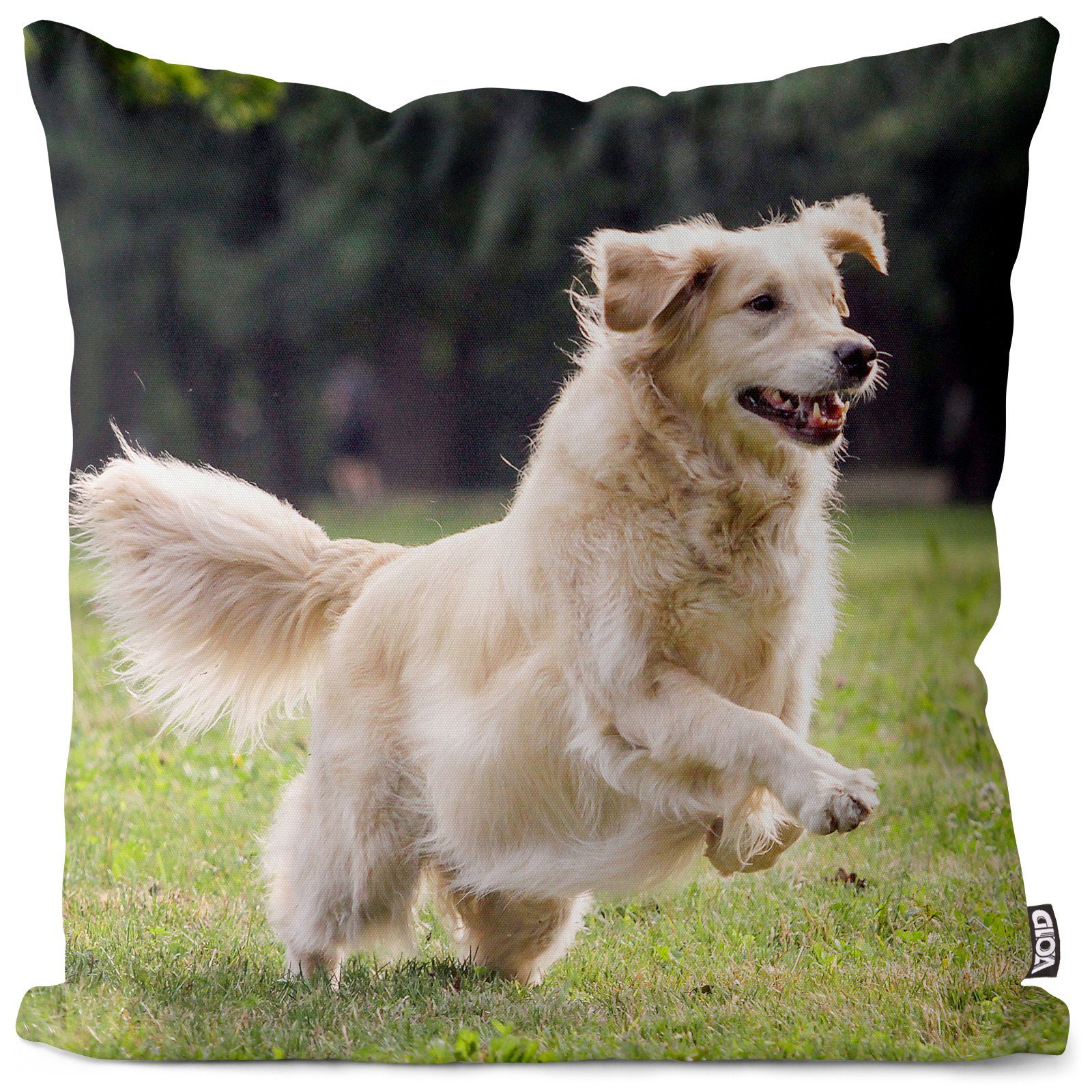 Golden Kissenbezug Welpe Hund VOID Jagdhund Haustier Kissenbezug, golden Stück), retriever (1 Tier Retriever Sofa-Kissen