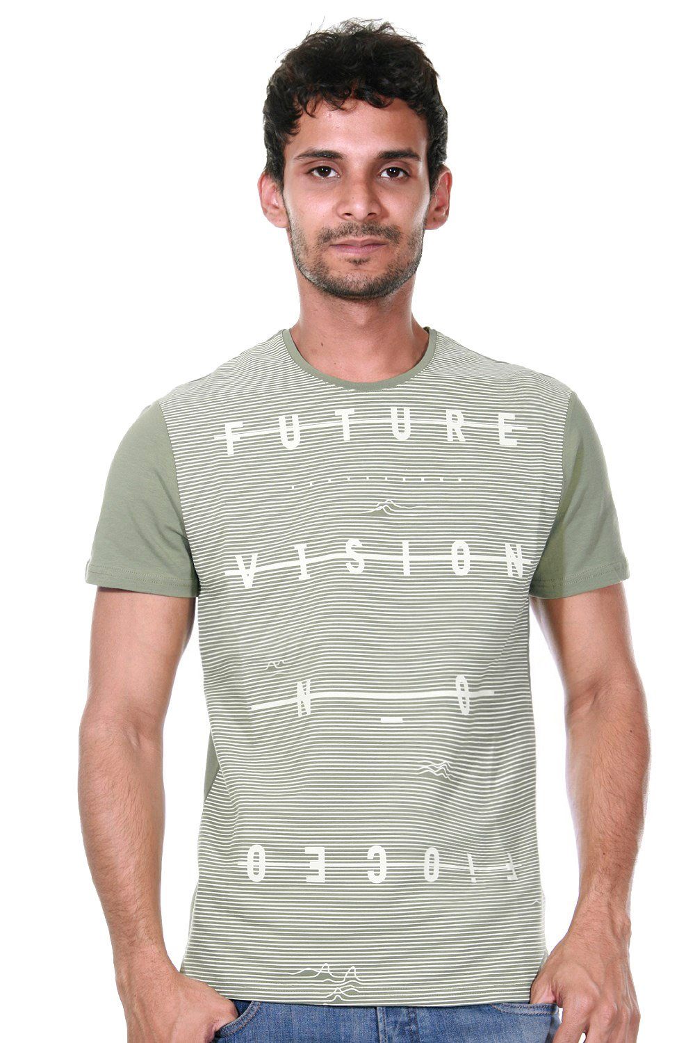 FIOCEO Rundhalsshirt schilf | T-Shirts