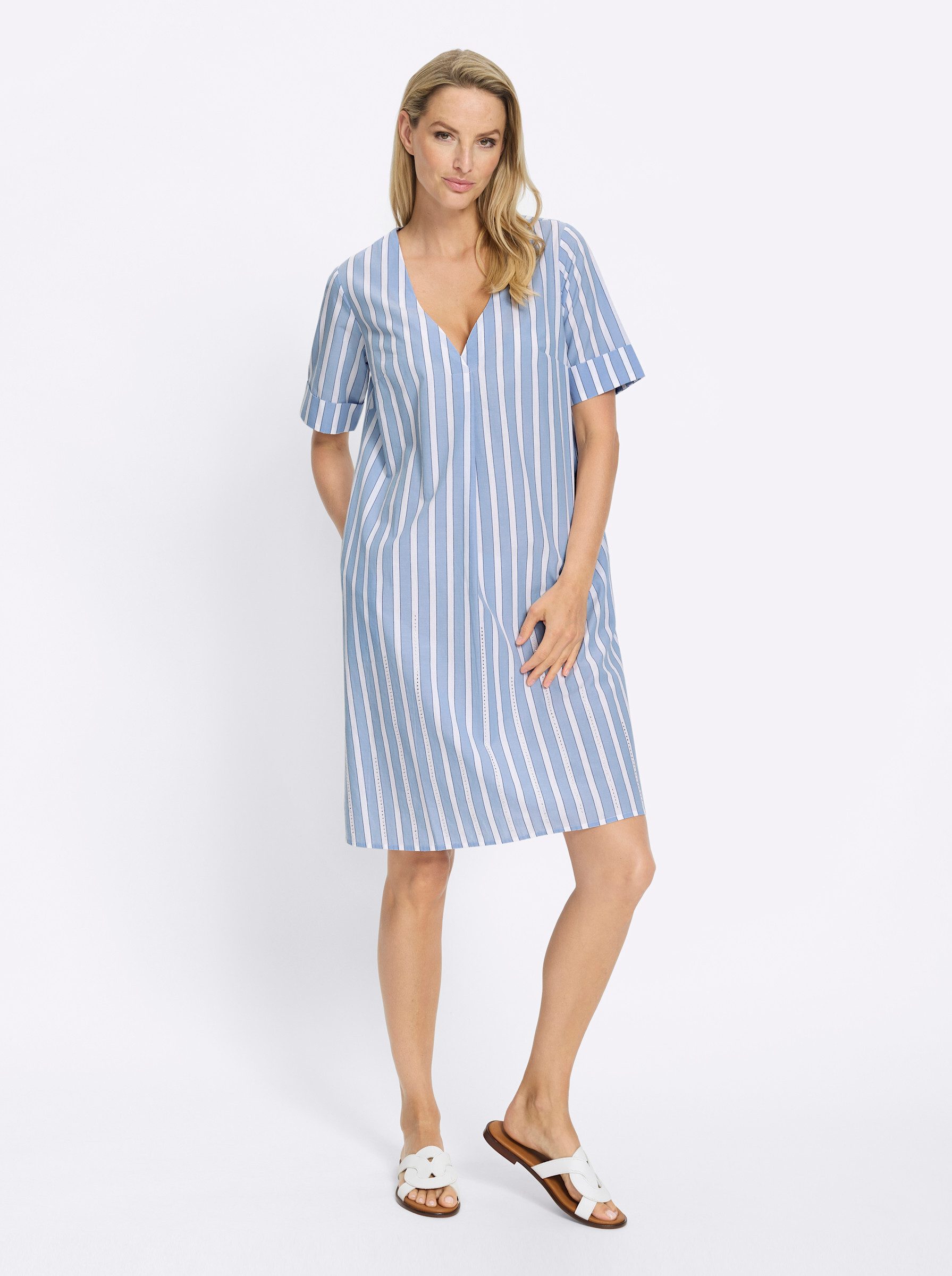 heine Etuikleid Druckkleid .