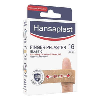 Hansaplast Wundpflaster »Elastic« (16 St), extra lang und flexibel