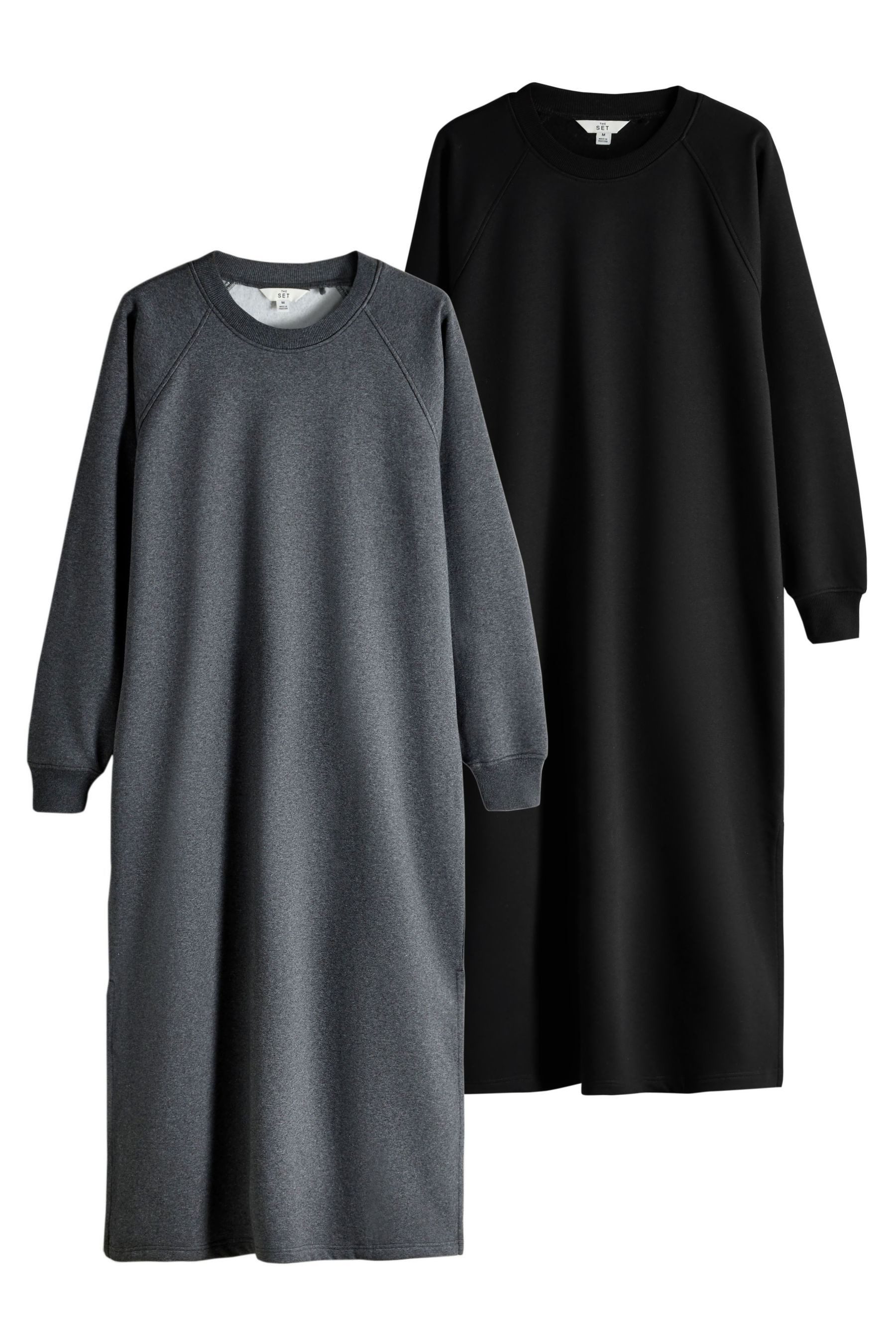 The Set Maxikleid The Set Maxi-Sweatkleider, 2er-Pack (2-tlg)