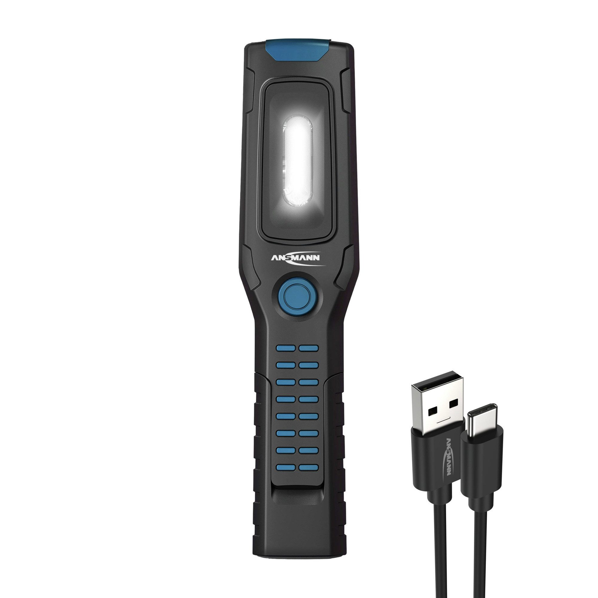 ANSMANN AG LED Arbeitsleuchte Akku LED-Werkstattlampe Aufladbar - für Werkstätten und Hobbyschrauber, LED