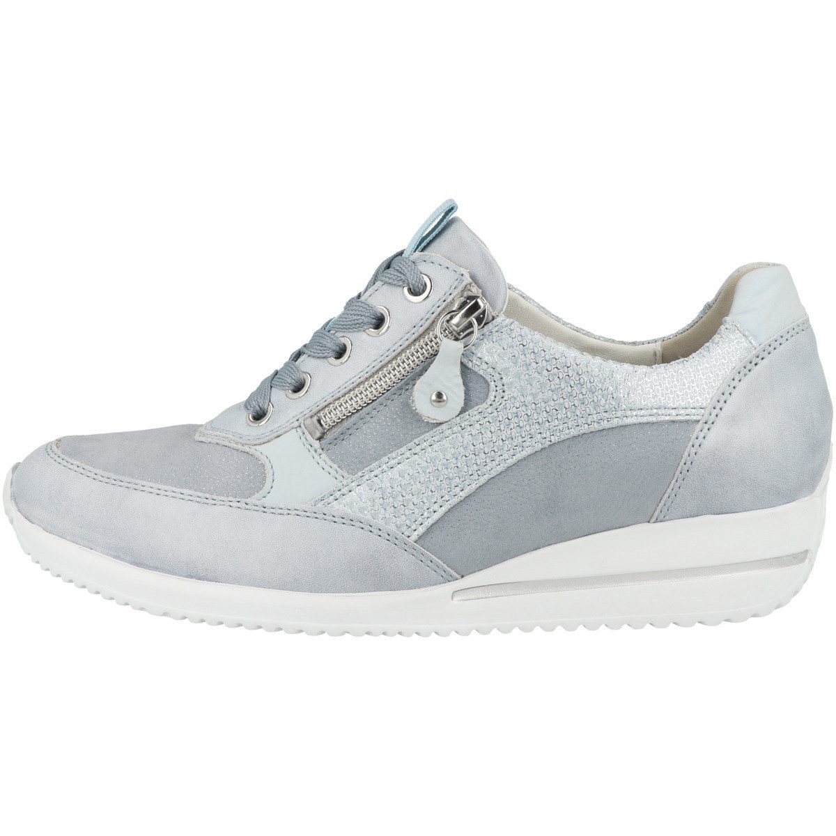 Waldläufer Himona Damen Sneaker Turnschuhe, Sportschuhe, Freizeitschuhe, Halbschuhe, Schnürschuhe