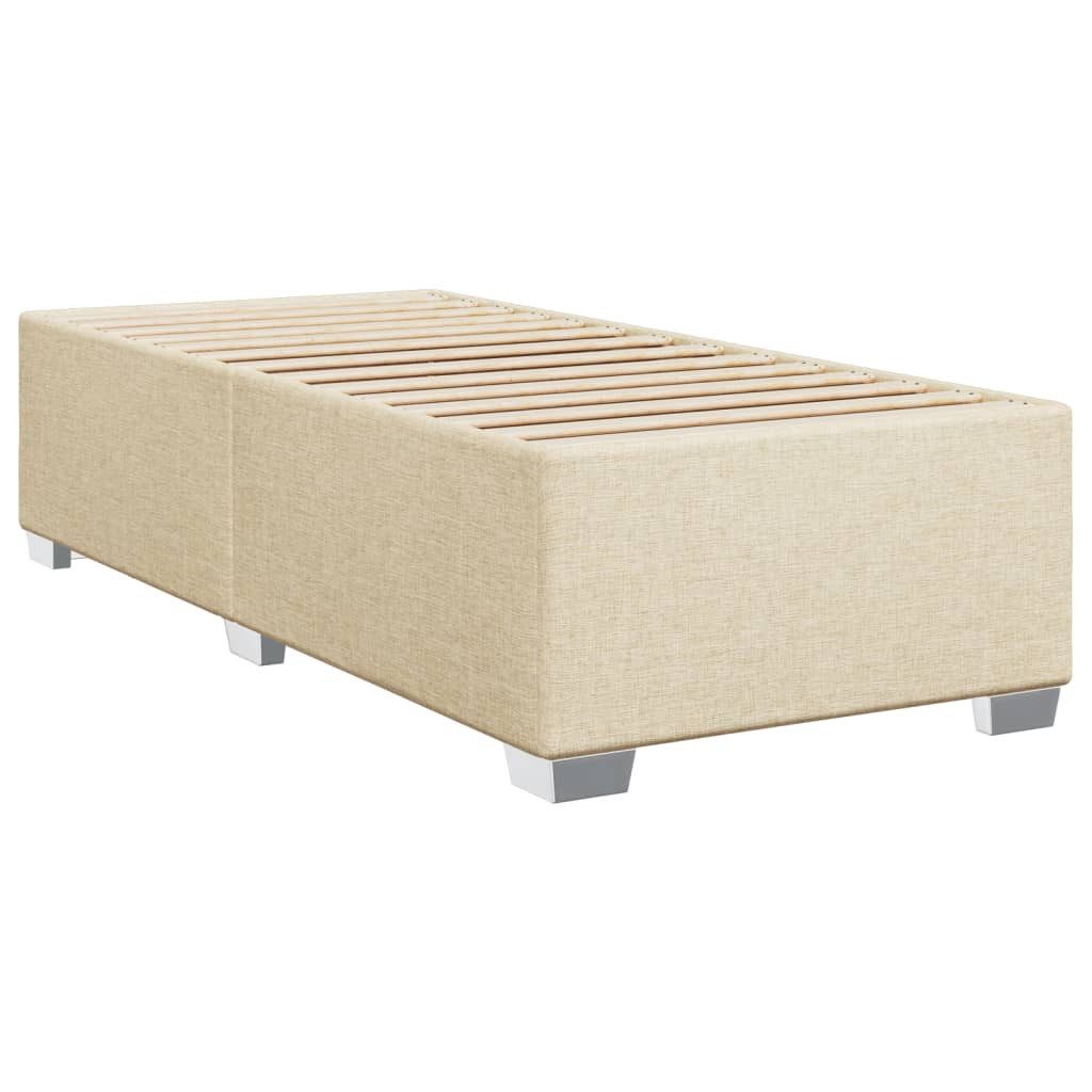 vidaXL Bett Bettgestell ohne Matratze Creme günstig online kaufen
