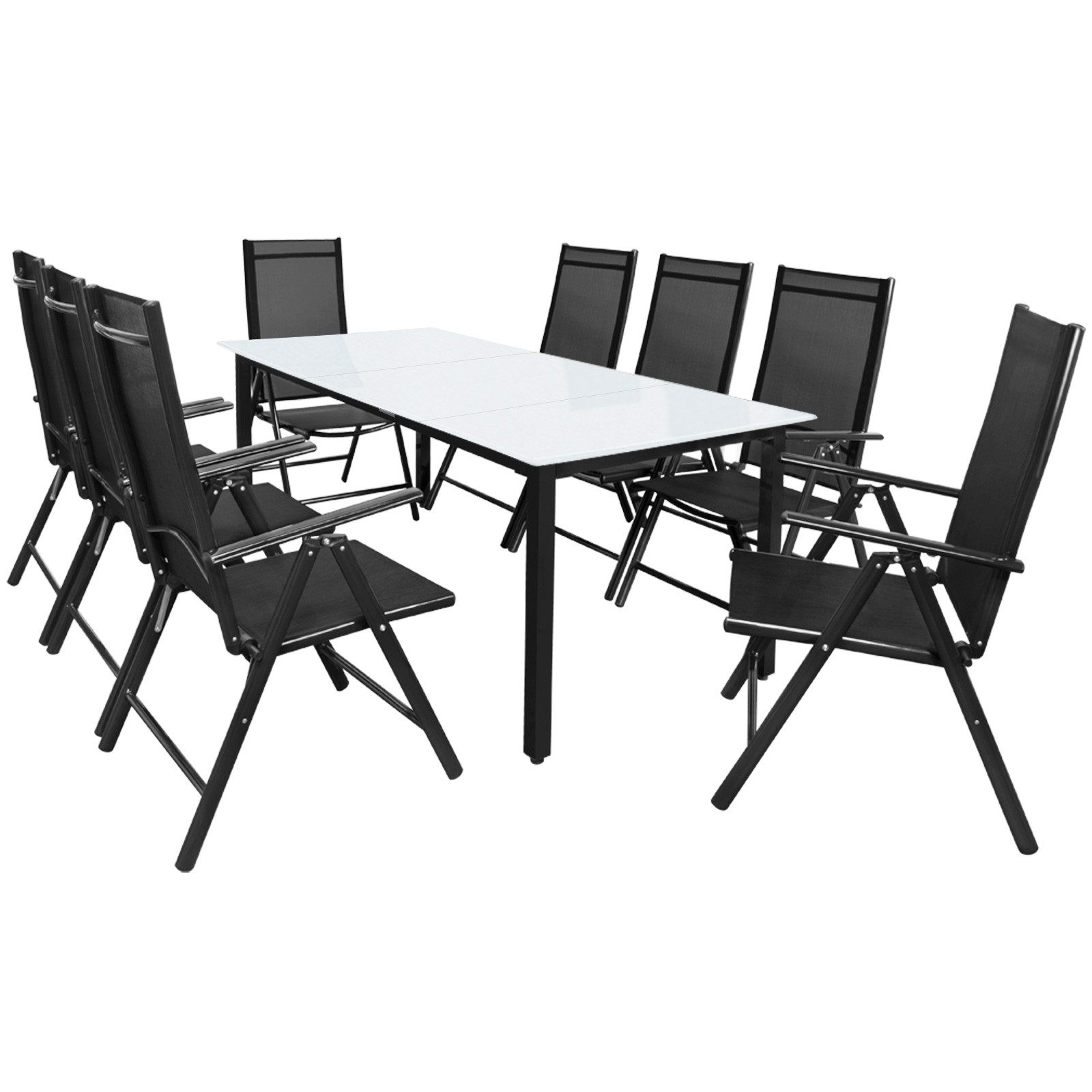 Casaria Garten-Essgruppe Bern, (9-tlg), Aluminium 5mm günstig online kaufen