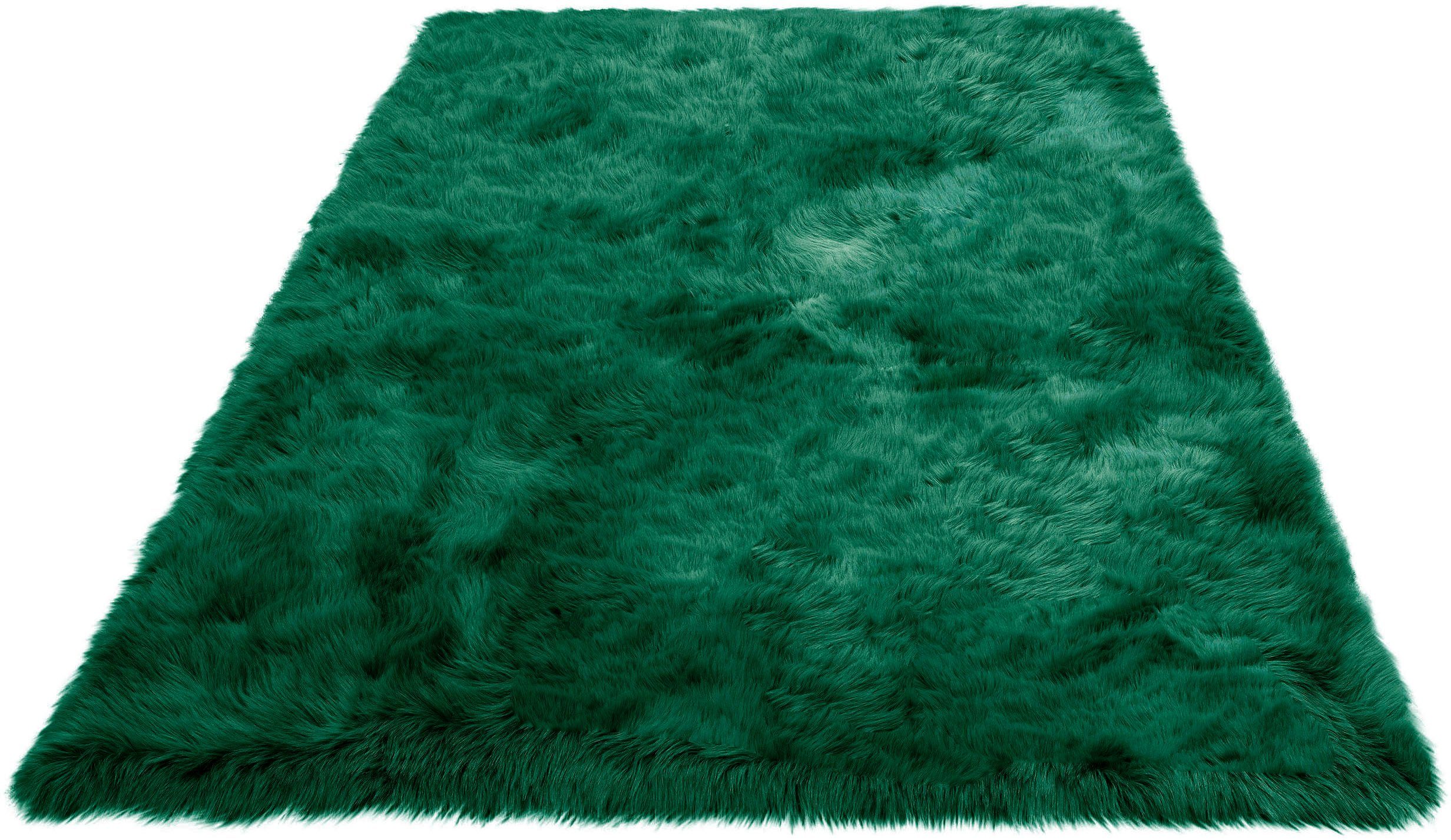OTTO home Hochflor-Teppich Valeria, Fellteppich, kuschelig, flauschig, rechteckig, Höhe: 60 mm, Kunstfell, weiche Teppiche, Wohnzimmer, Schlafzimmer, Esszimmer – Bild 3 von 5