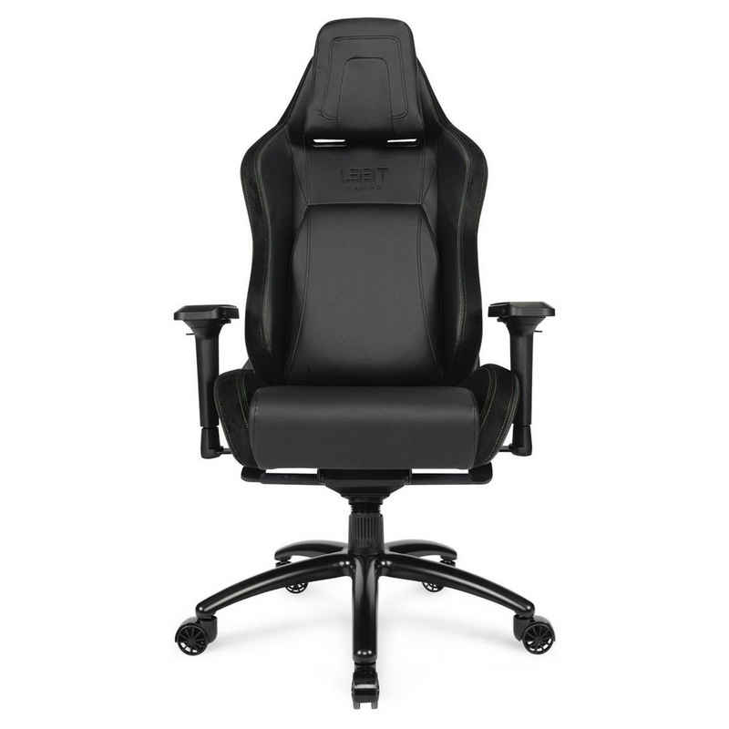 L33T Gaming-Stuhl »E-Sport Pro Comfort Gaming Bürostuhl Racing Stuhl« (kein Set), neigbar, höhenverstellbar, belastbar bis 165kg