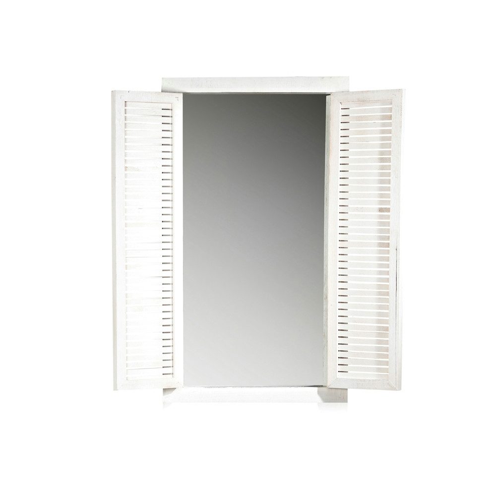 Mucola Wandspiegel Wandspiegel Spiegel Dekospiegel Fensterladen günstig online kaufen
