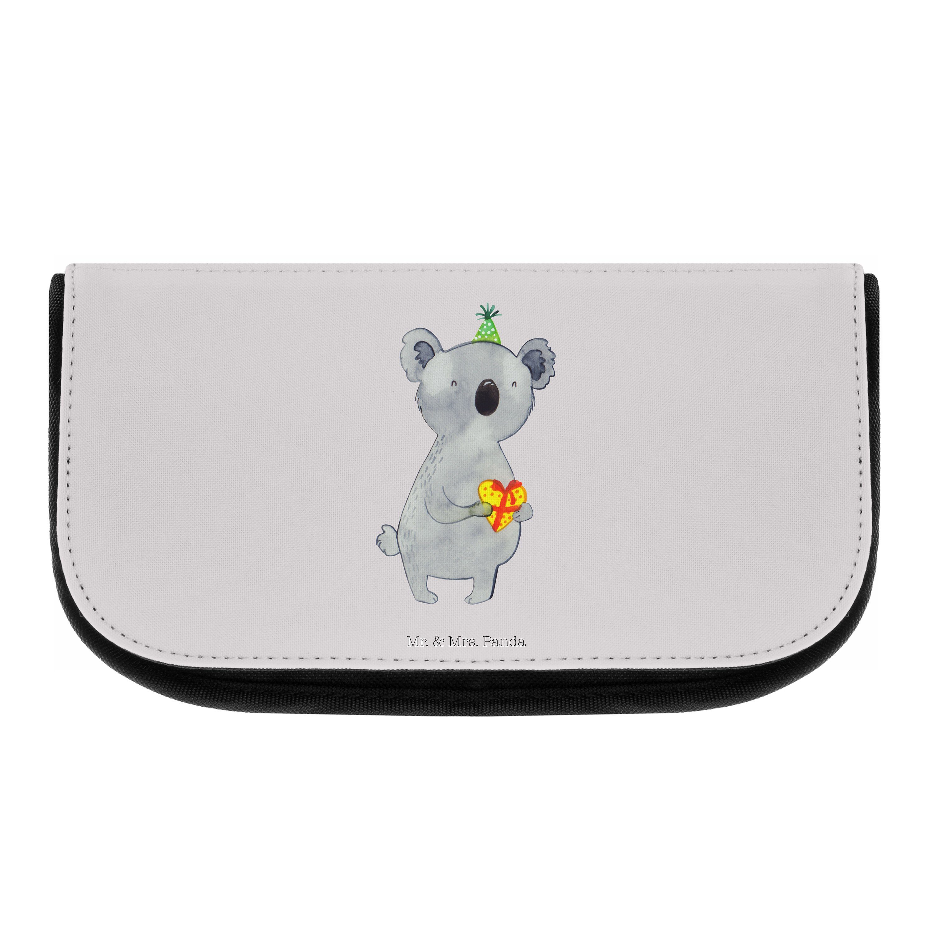 & - Koalabär, Kulturtasche, - Grau Geschenk Koala Mrs. Mr. Panda (1-tlg) Kosmetiktasche Pastell Schminktasche