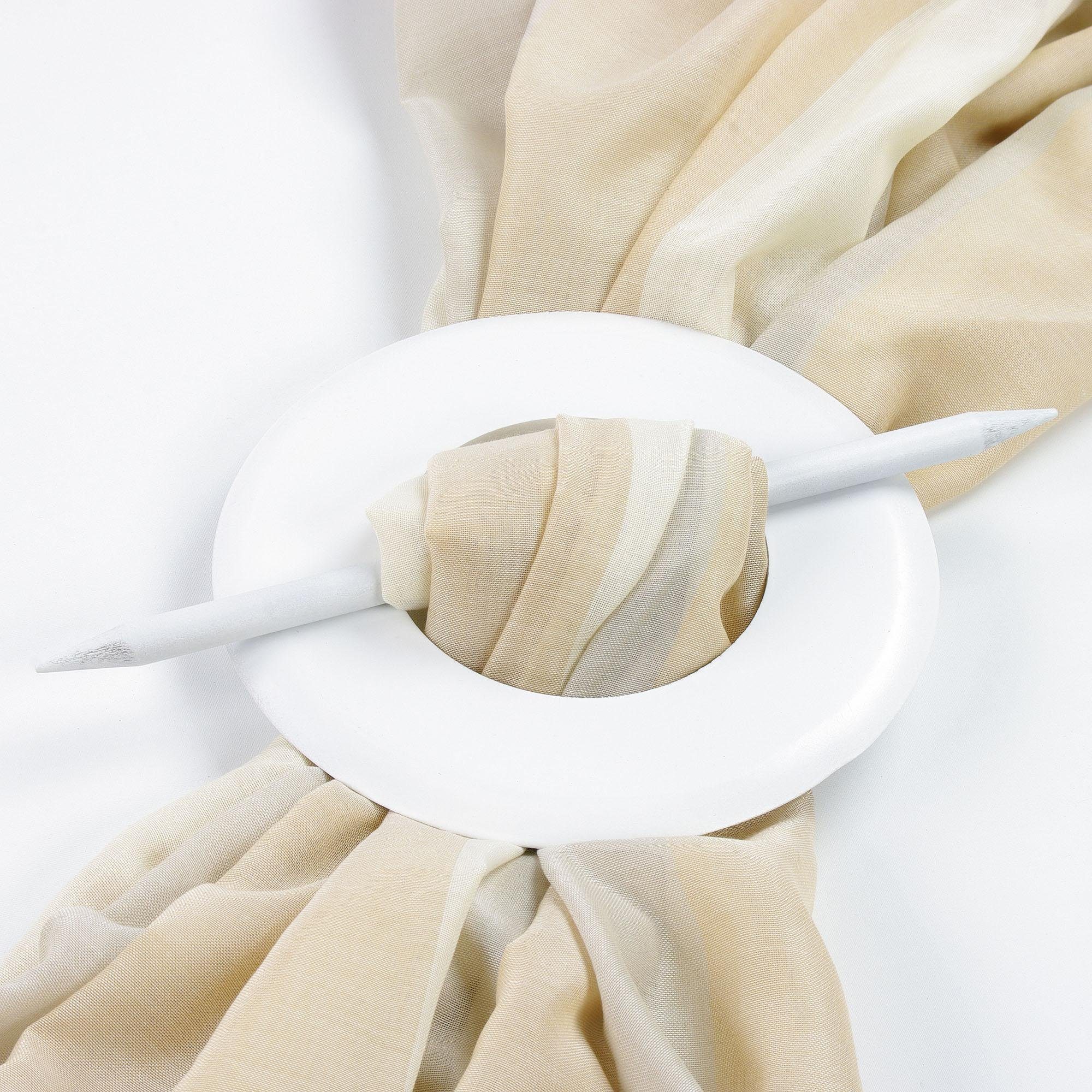 Liedeco Raffspange, Gardinen, Vorhänge, (1-tlg), aus Holz günstig online kaufen