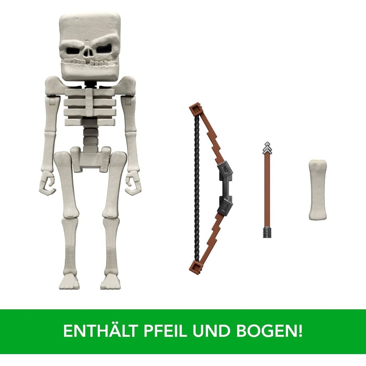 Mattel® Actionfigur Mattel JFR60 - Minecraft - Movie - Actionfigur- und Zubehörset, Skele