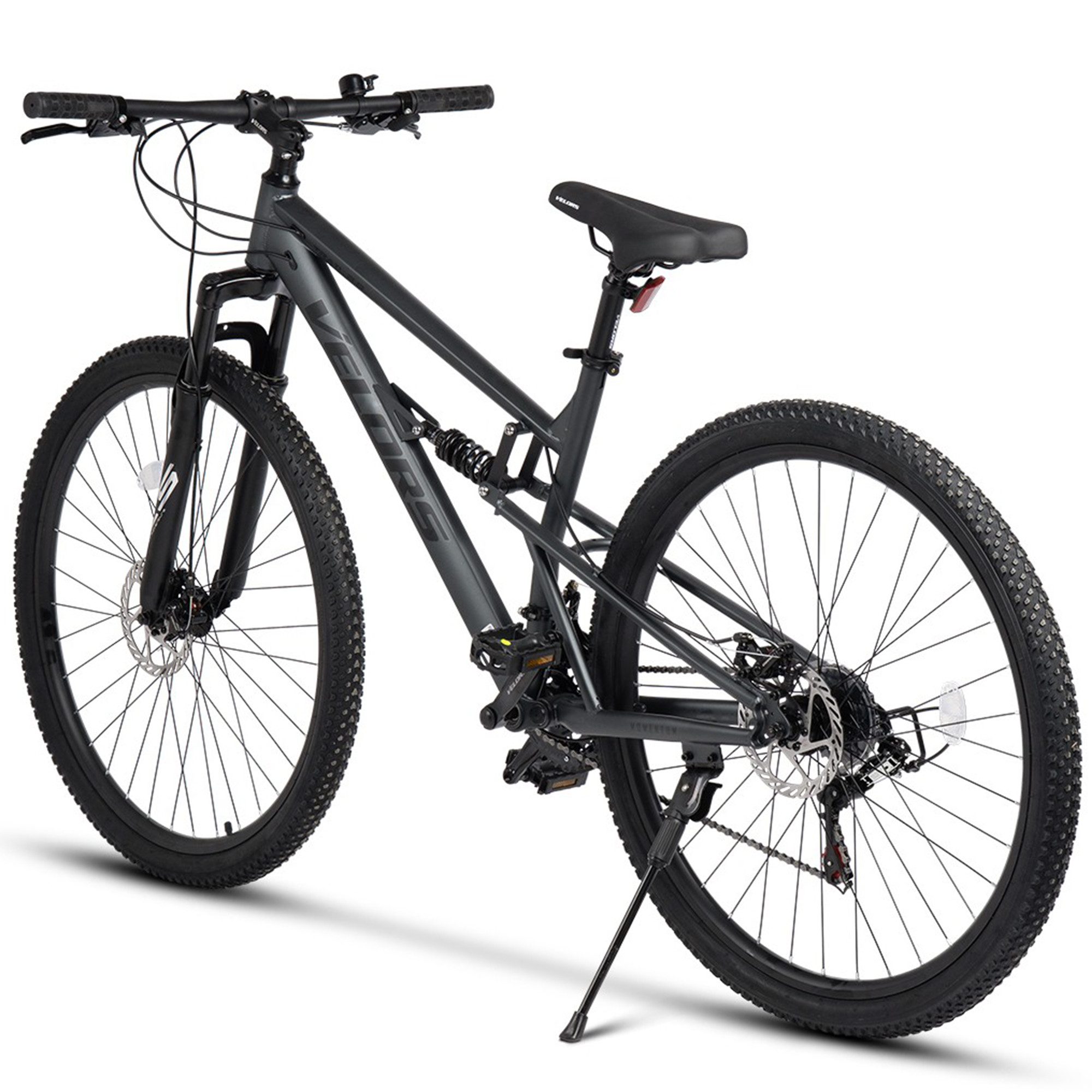 Velors Mountainbike 29 Zoll Fahrrad für Herren Damen Jungen, 21 Gang Shimano Tourney Schaltwerk, mechanische Scheibenbremse Fully MTB Fahrrad Bike für Damen Herren
