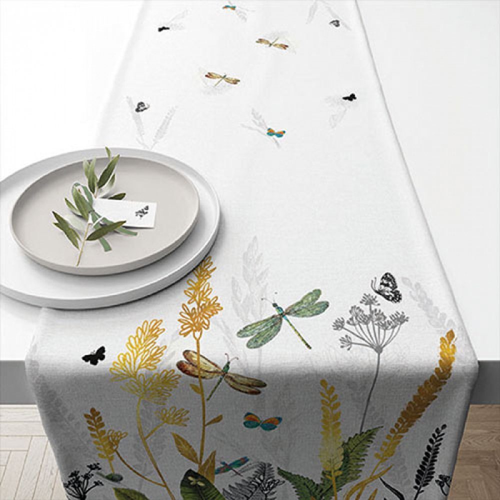 Products Tischläufer cm Ambiente x Ornamental 150 Flowers Ambiente Tischläufer Luxury Paper 40
