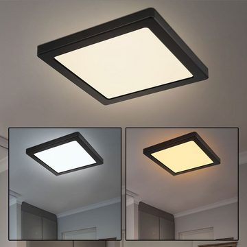 etc-shop LED Deckenleuchte, LED-Leuchtmittel fest verbaut, Kaltweiß, Warmweiß, Neutralweiß, Tageslichtweiß, Deckenleuchte Deckenpanel Wohnzimmerlampe LED