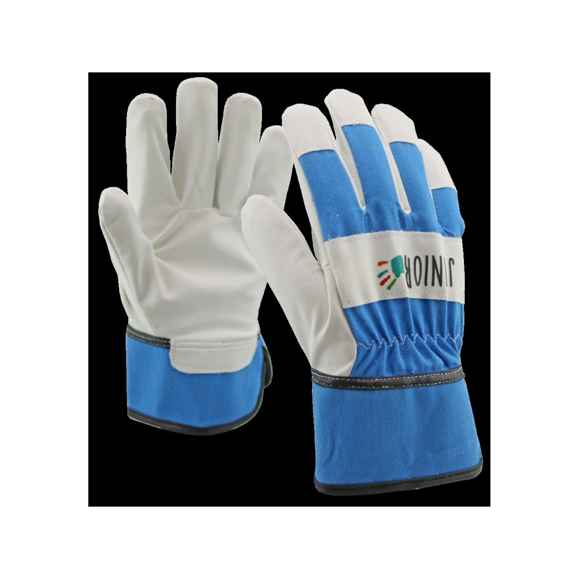 OX-ON Nistmaterial OX-ON Kinderhandschuh PU / Baumwolle blau 8-10 Jahre