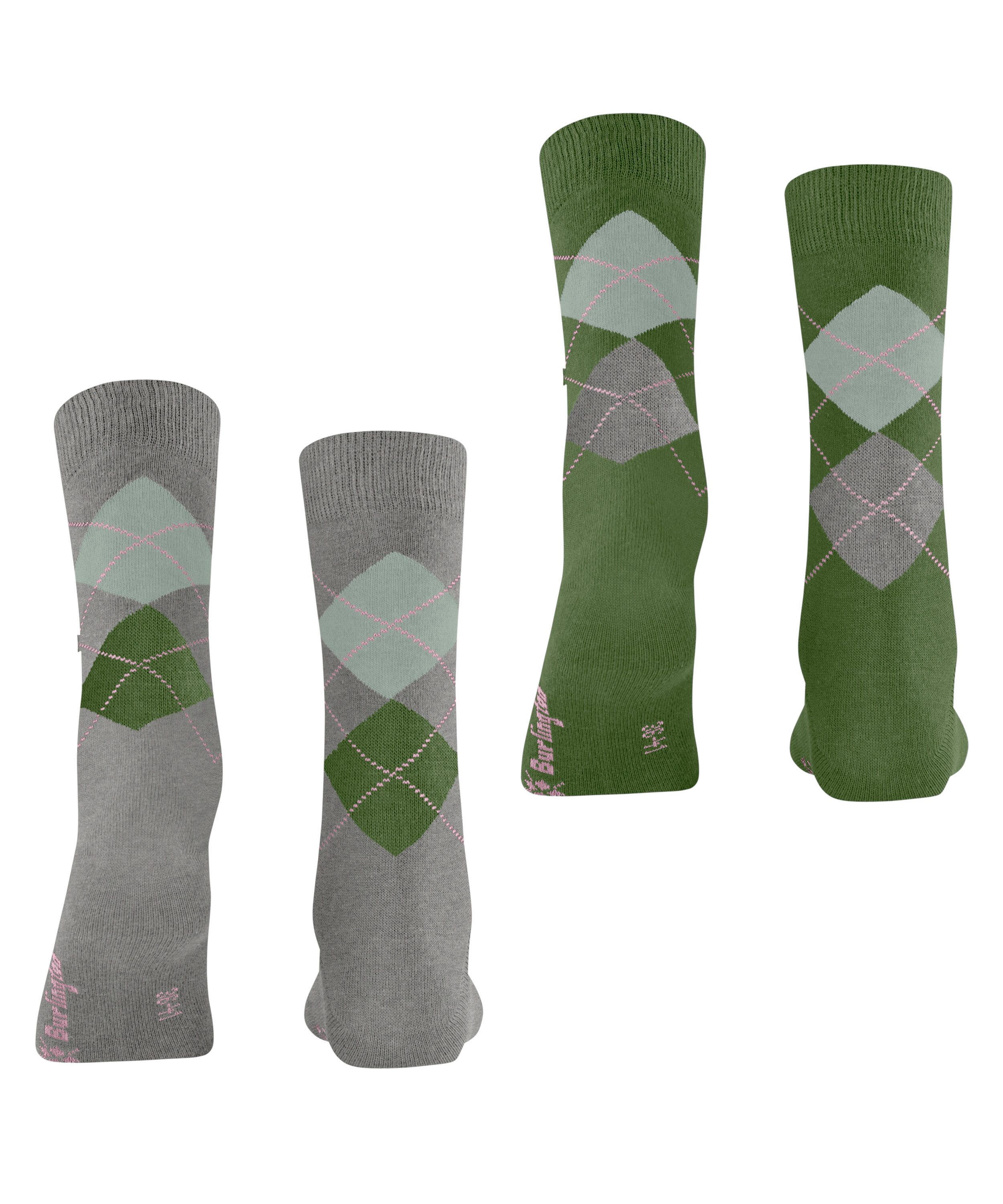 Burlington Socken Burlington Everyday Argyle Damen (2-Paar) – Bild 3 von 5
