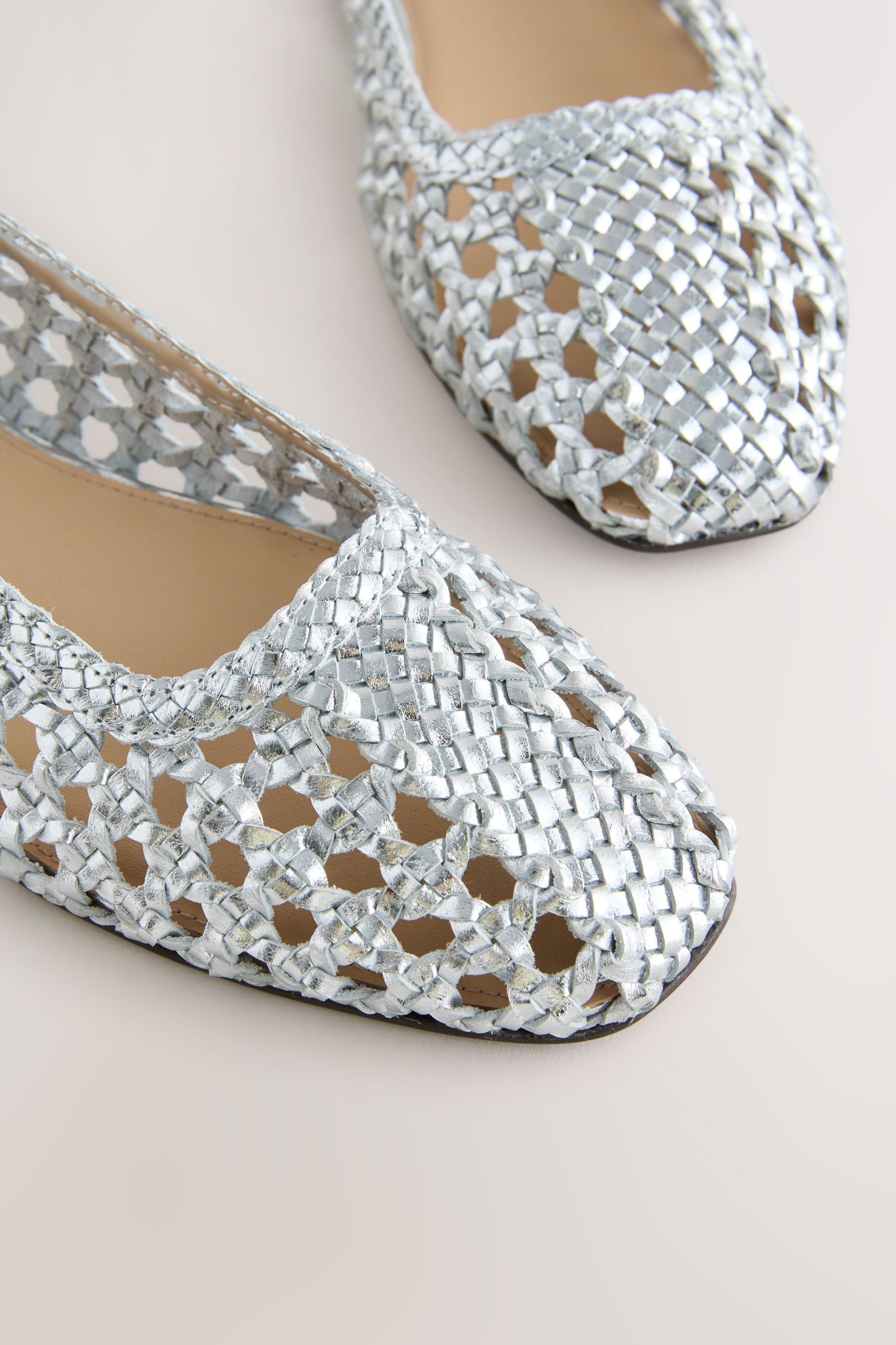 Next Forever Comfort® Schuhe aus geflochtenem Leder Ballerina (1-tlg)
