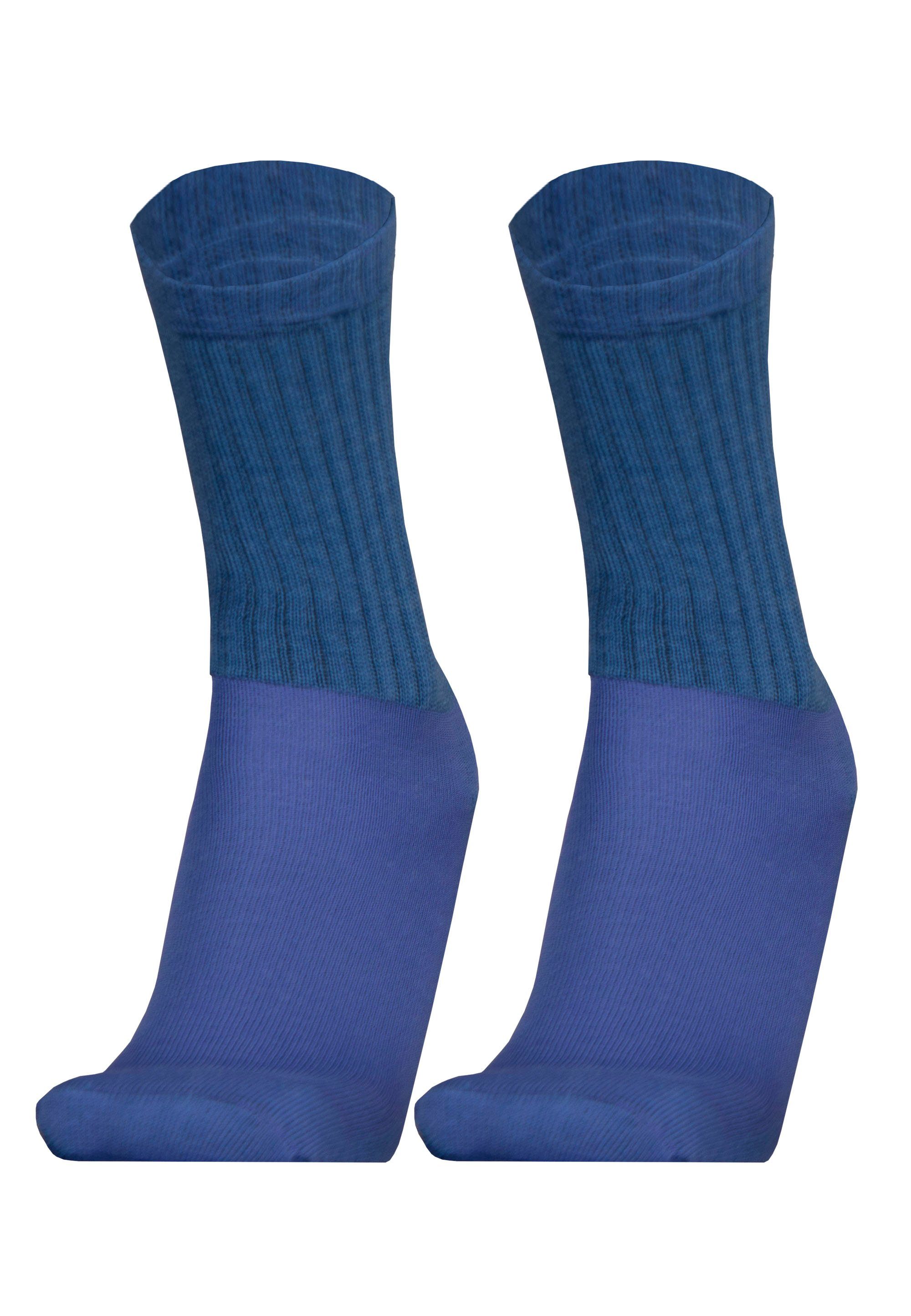 UphillSport blau (2-Paar) Qualität 2er atmungsaktiver SPORT Pack in Socken MERINO