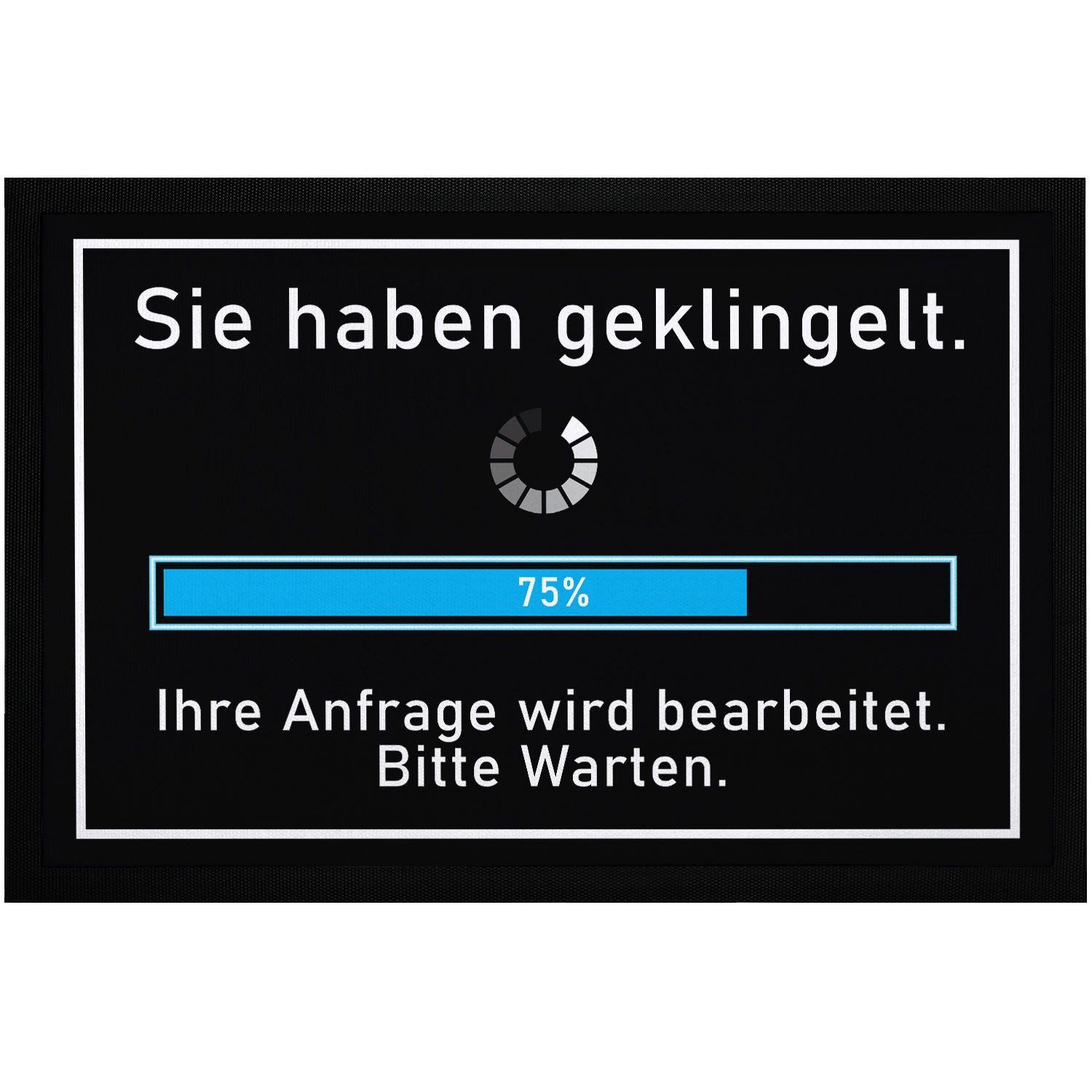 MoonWorks Fußmatte Fußmatte mit Spruch lustig Sie haben geklingelt Ihre Anf günstig online kaufen